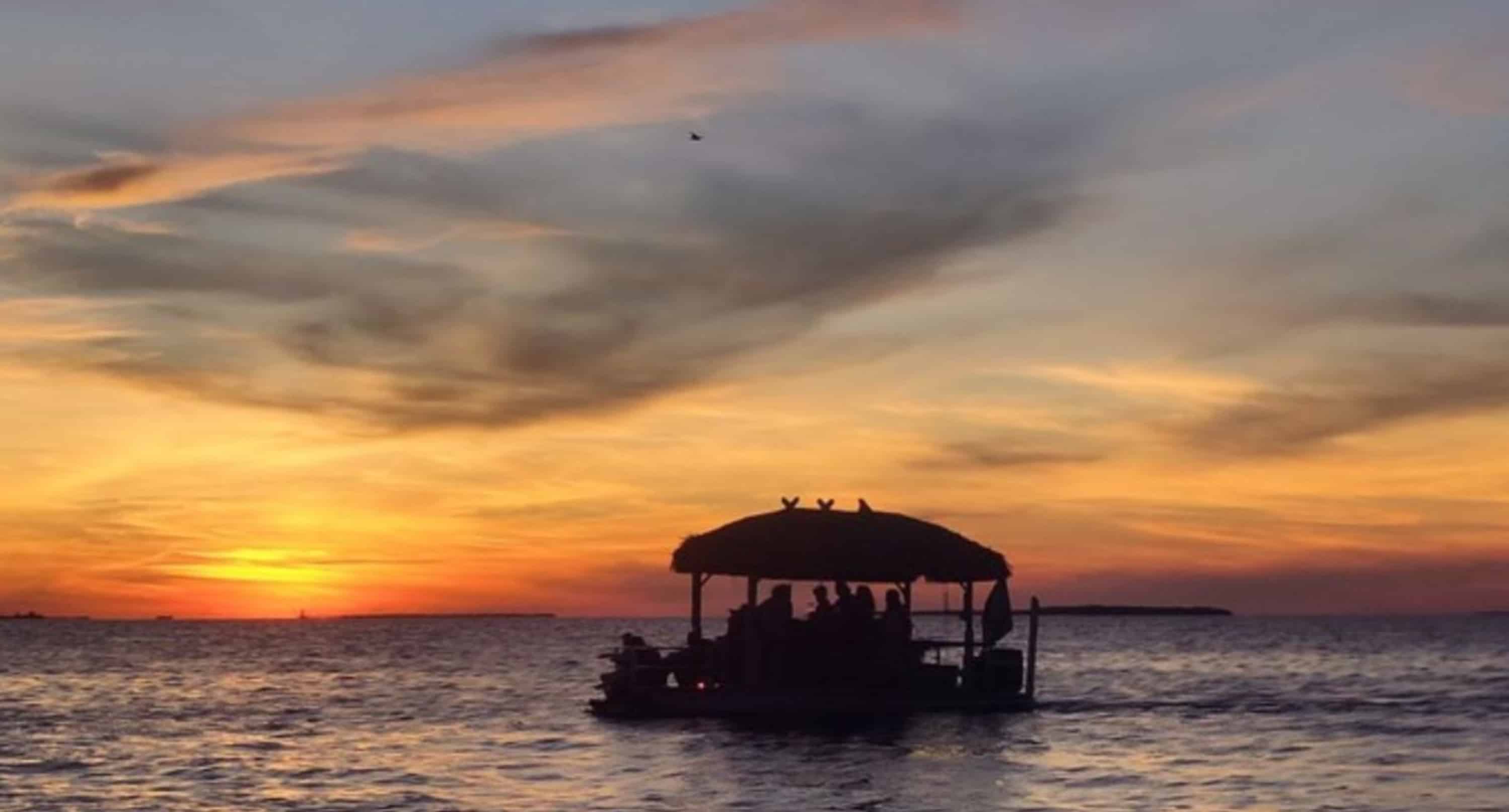 2-Hour-Private-Sunset-Cruise-on-a-Tiki-Bar-Boat