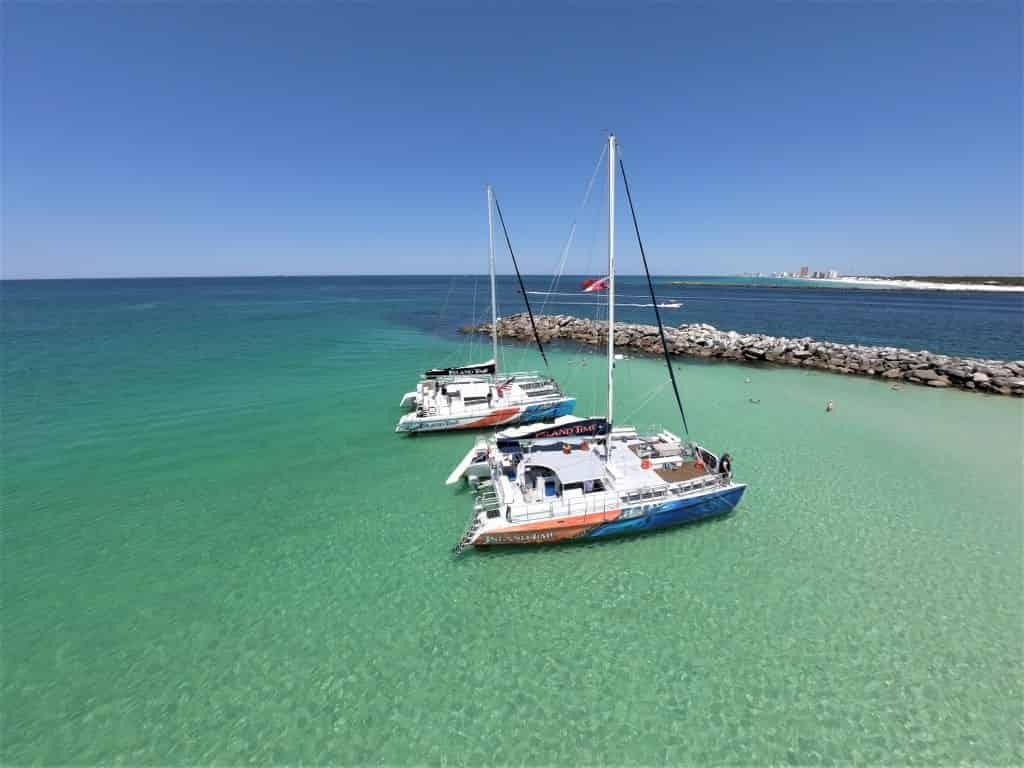 Shell-Island-Snorkel-and-Sail-on-the-Island-Time-II