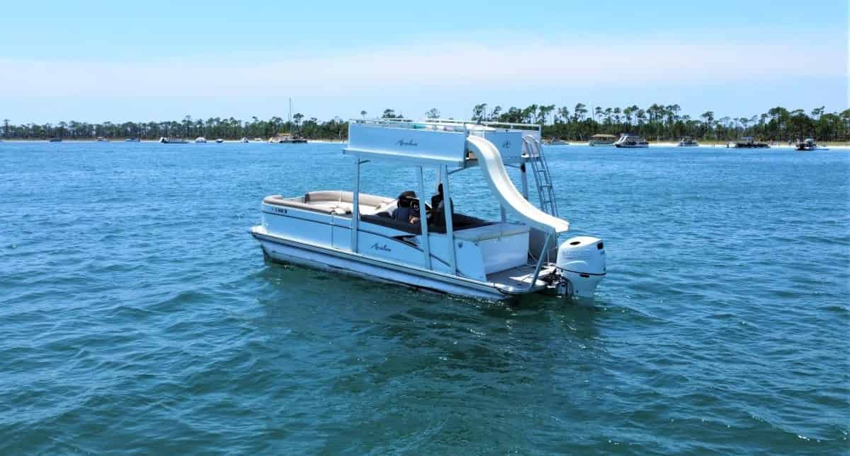 Private-Full-Day-Pontoon-with-Slide-Charter