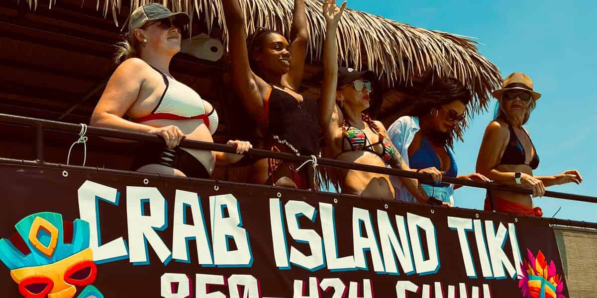 Crab Island Tiki Boat Rentals Online Booking