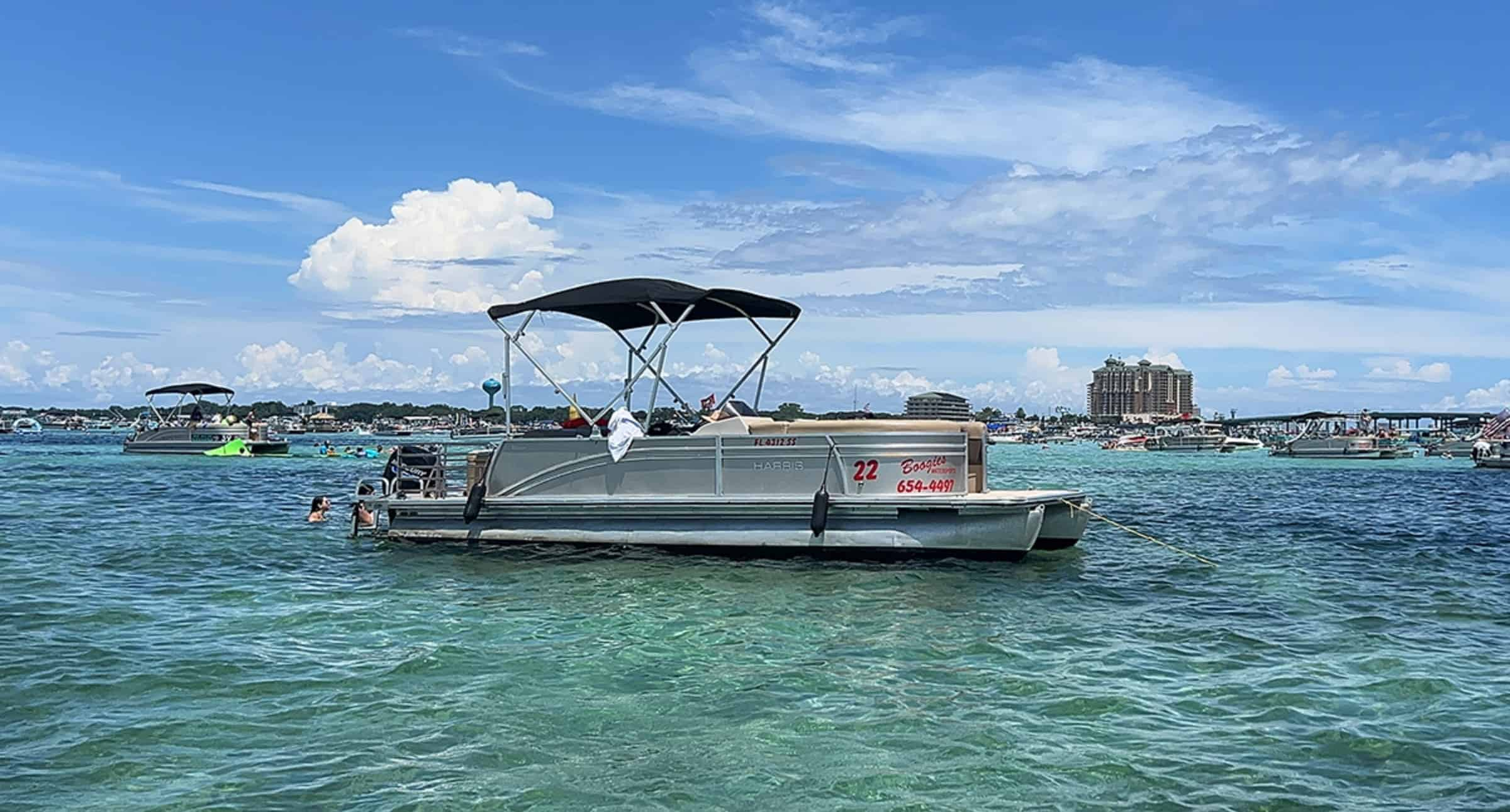 Pontoon-Rental-Departing-From-HarborWalk-Village