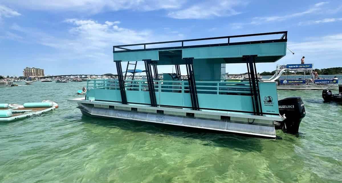 Large-Group-Crab-Island-Pontoon-Charter-with-Restroom