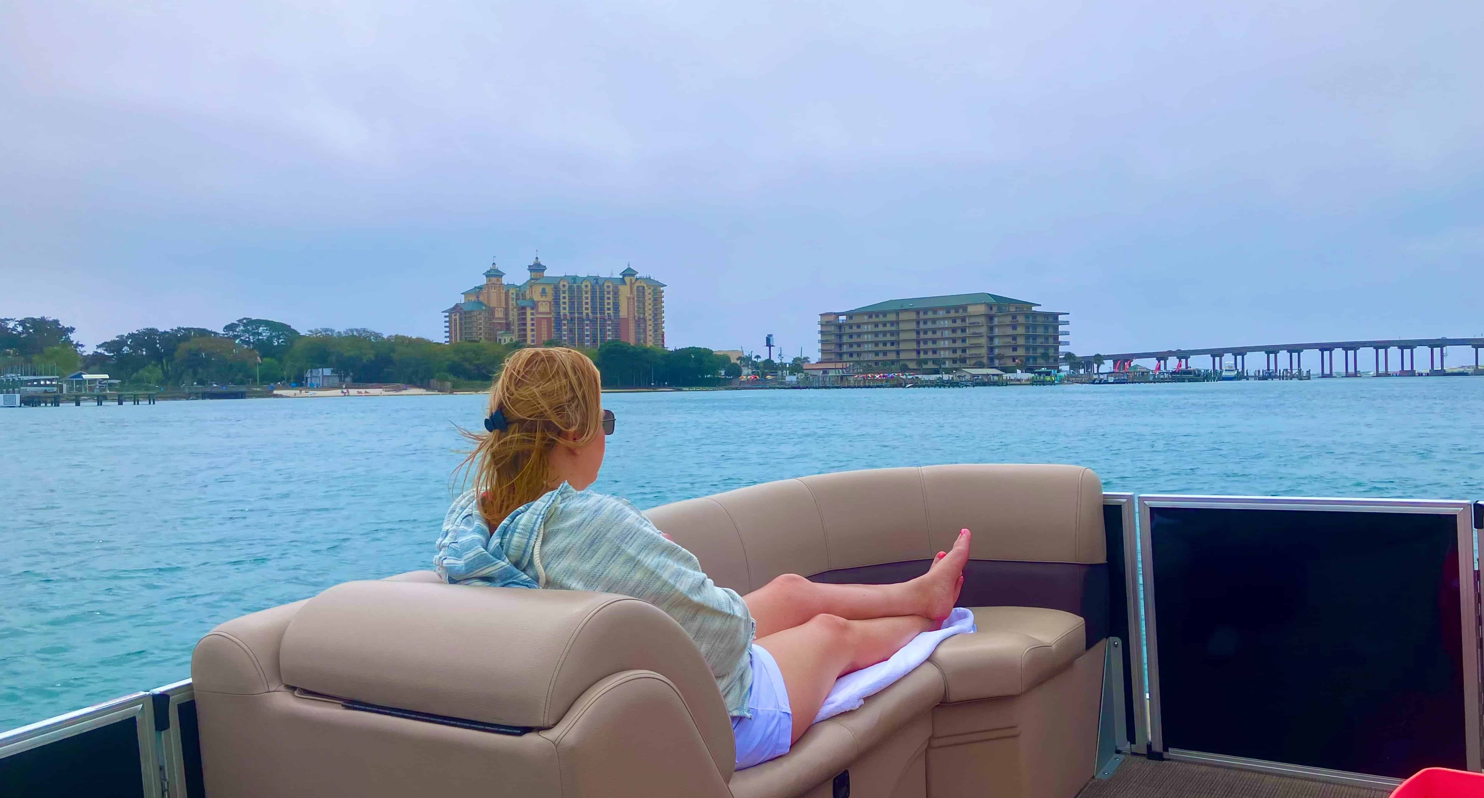 Destin-Crab-Island-Cruise-on-a-Bentley-Tritoon-with-Captain-and-Water-Toys