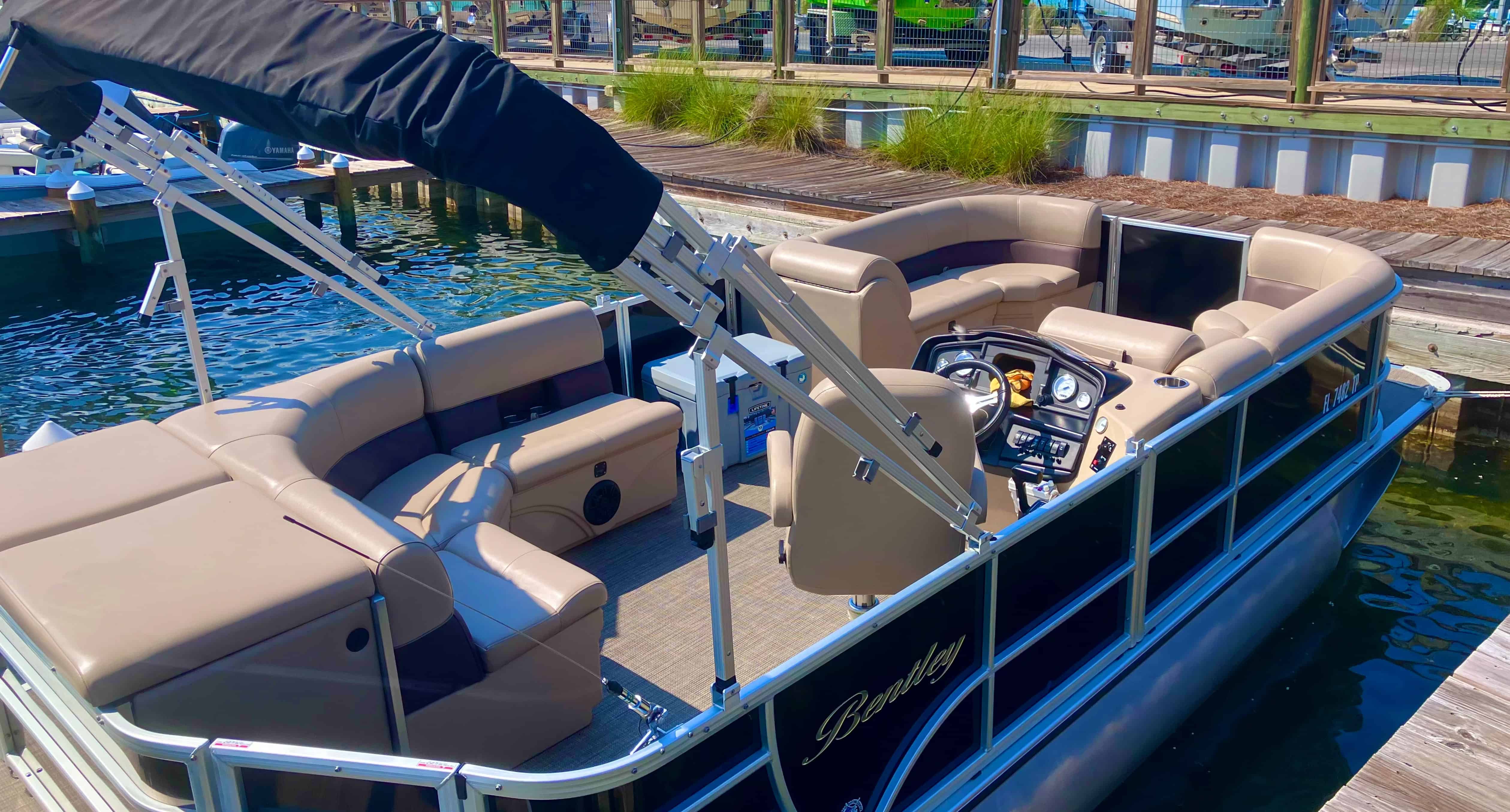 Destin-Crab-Island-Cruise-on-a-Bentley-Tritoon-with-Captain-and-Water-Toys