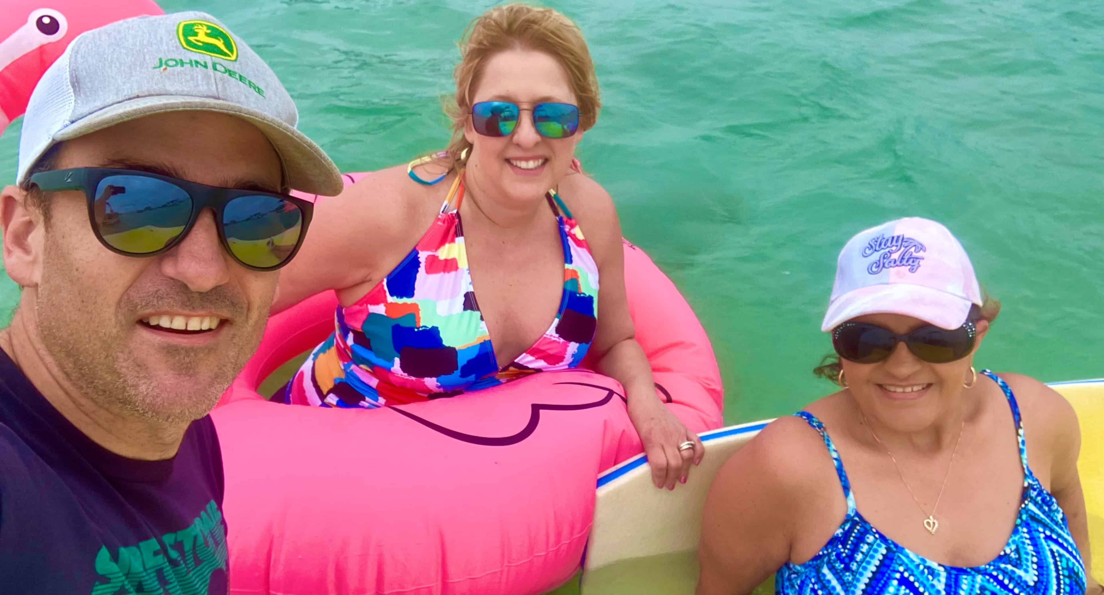 Destin-Crab-Island-Cruise-on-a-Bentley-Tritoon-with-Captain-and-Water-Toys