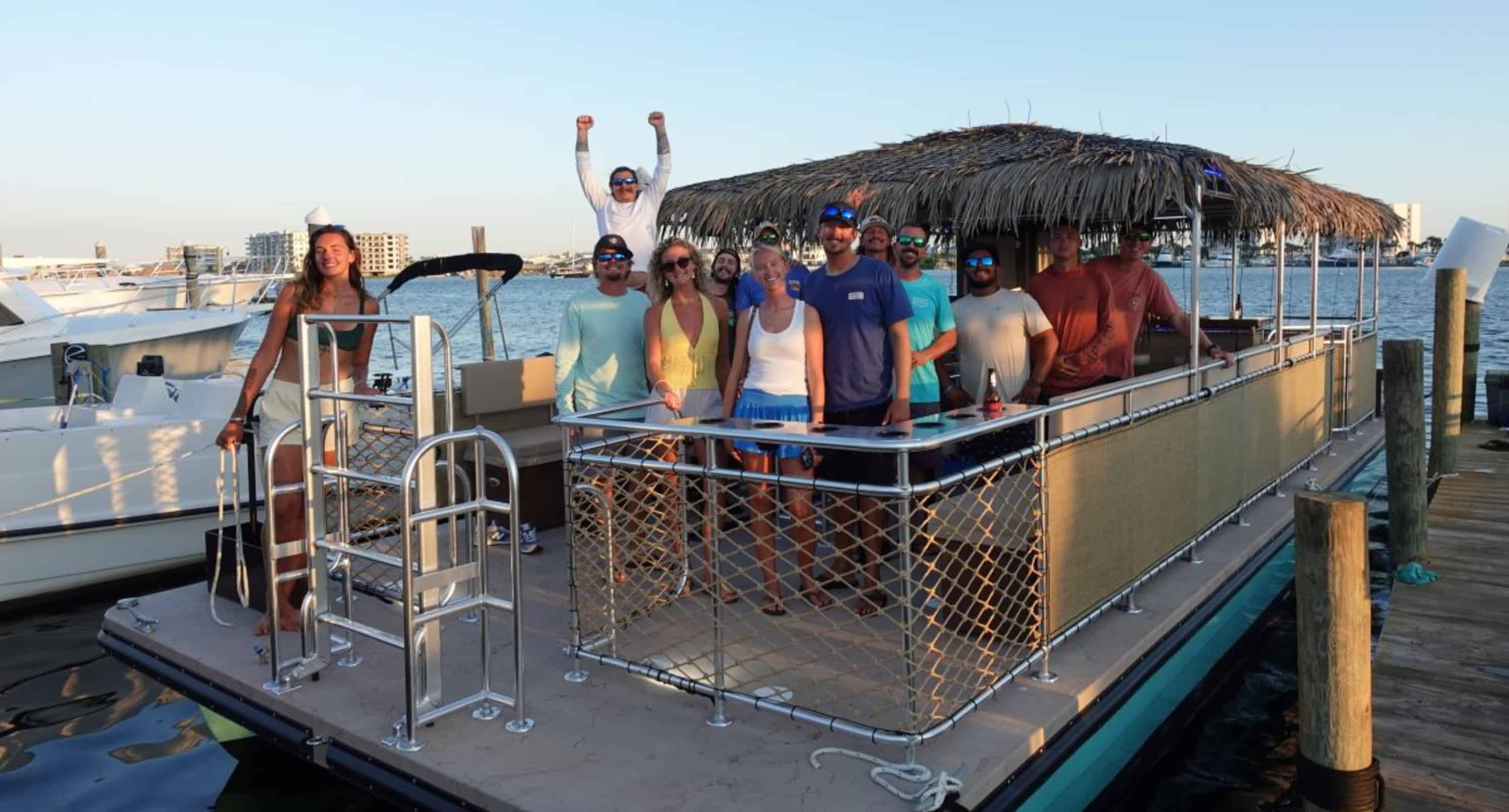 Destin-Crab-Island-Swim-Trip-aboard-the-Tipsy-Tiki