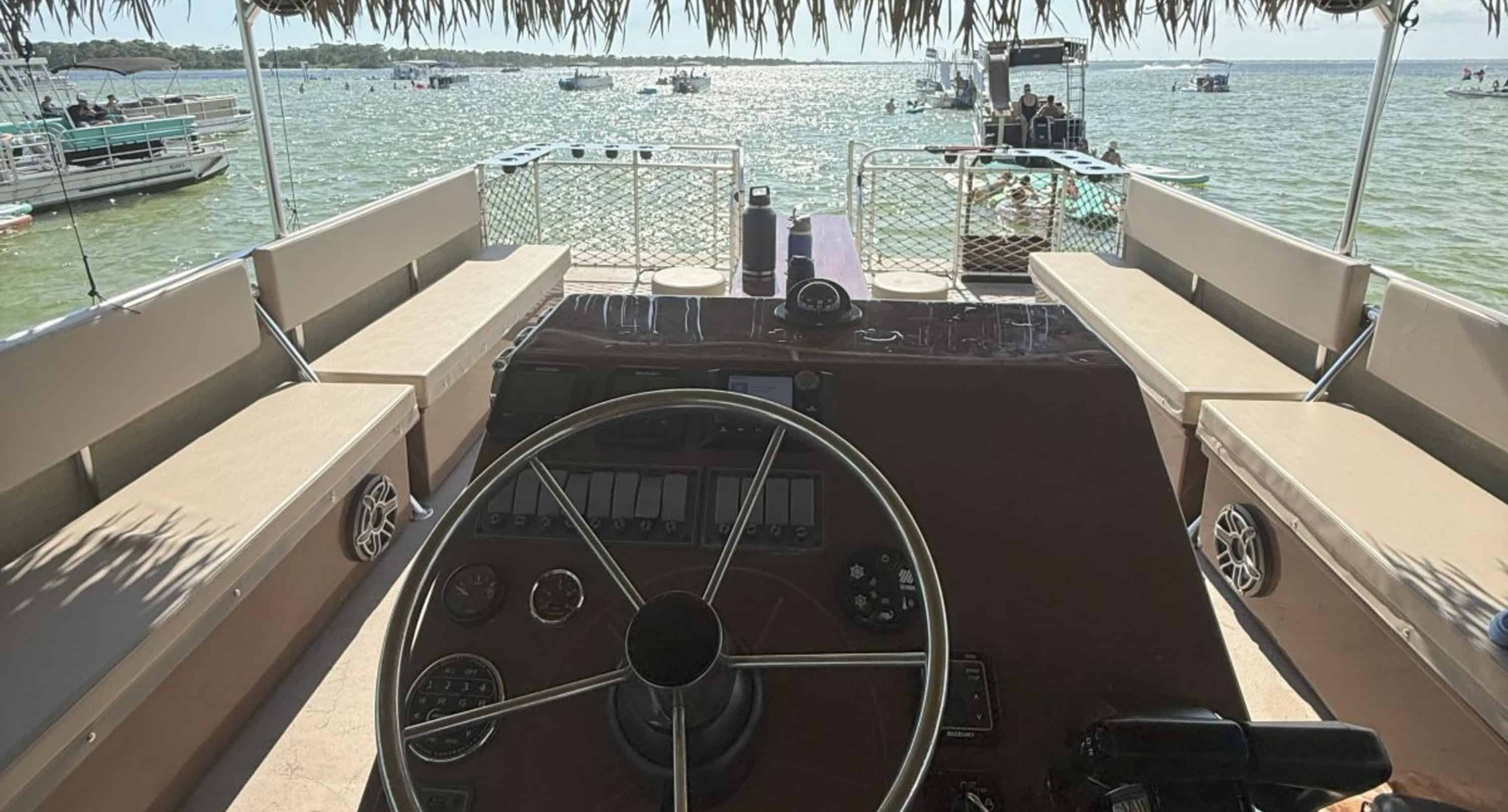Destin-Crab-Island-Swim-Trip-aboard-the-Tipsy-Tiki