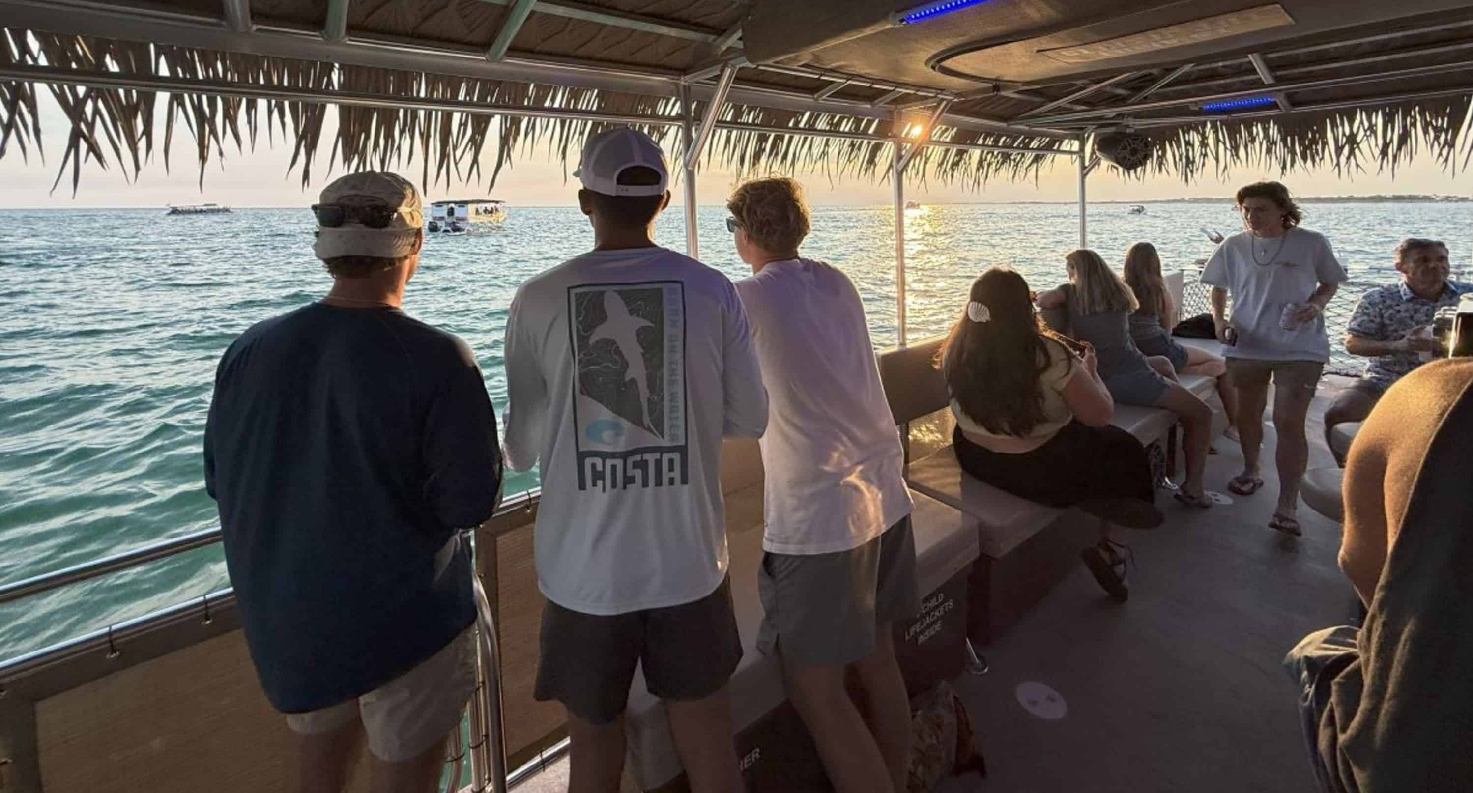 Destin-Crab-Island-Swim-Trip-aboard-the-Tipsy-Tiki