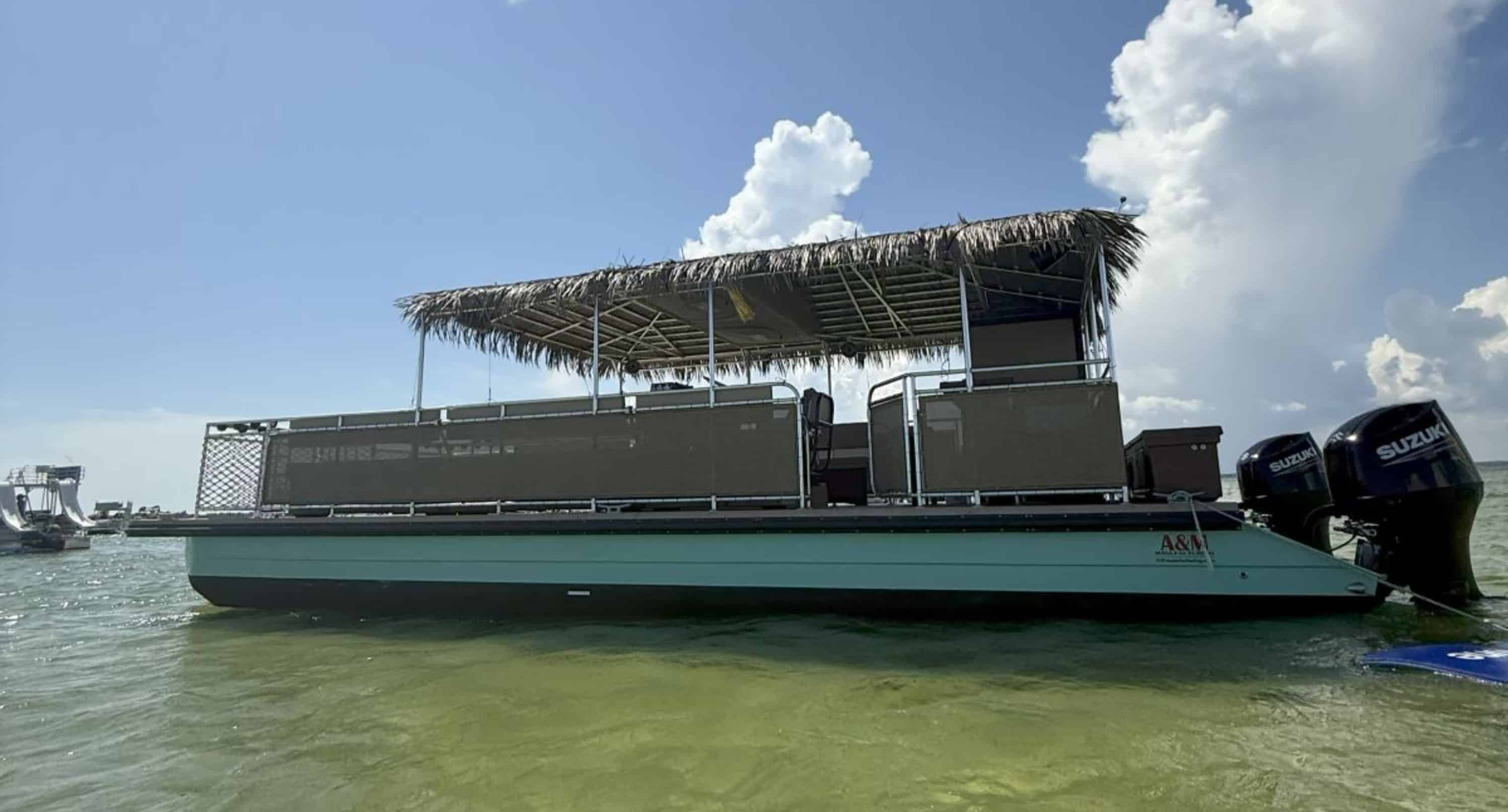 Destin-Crab-Island-Swim-Trip-aboard-the-Tipsy-Tiki
