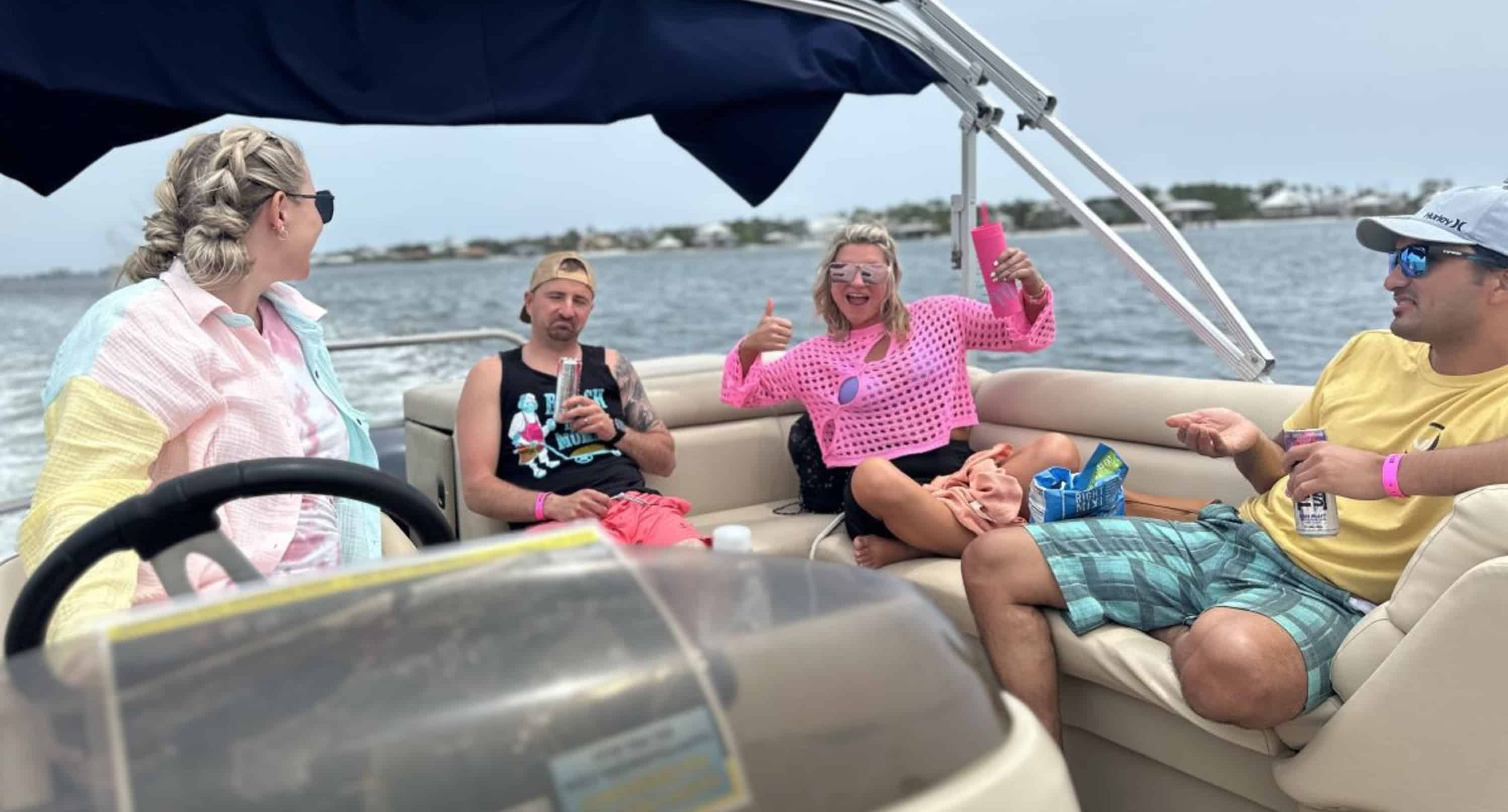 Orange-Beach-24-Foot-Bentley-Sport-Pontoon-With-140HP