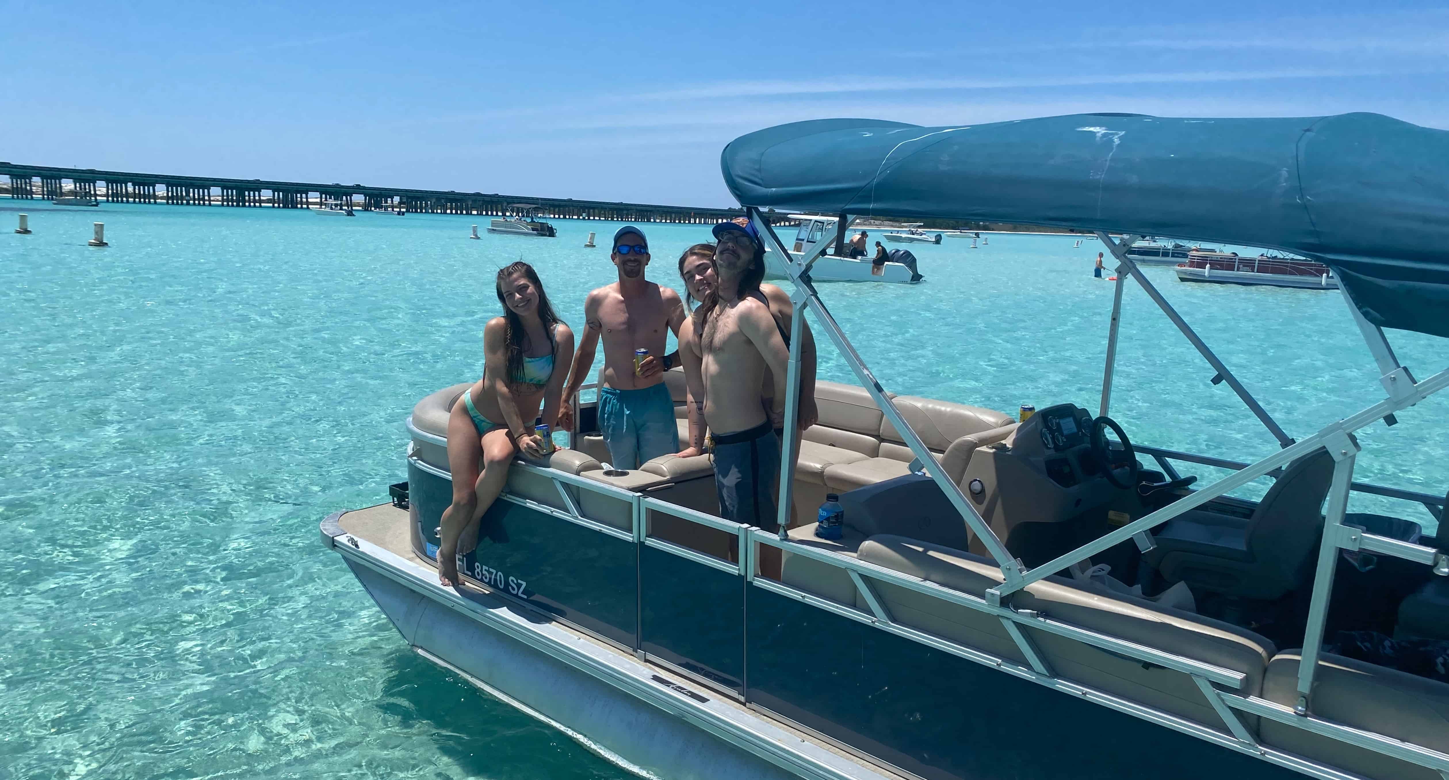 Fort-Walton-Beach-Xtreme-H20-Pontoon-Boat-Rental