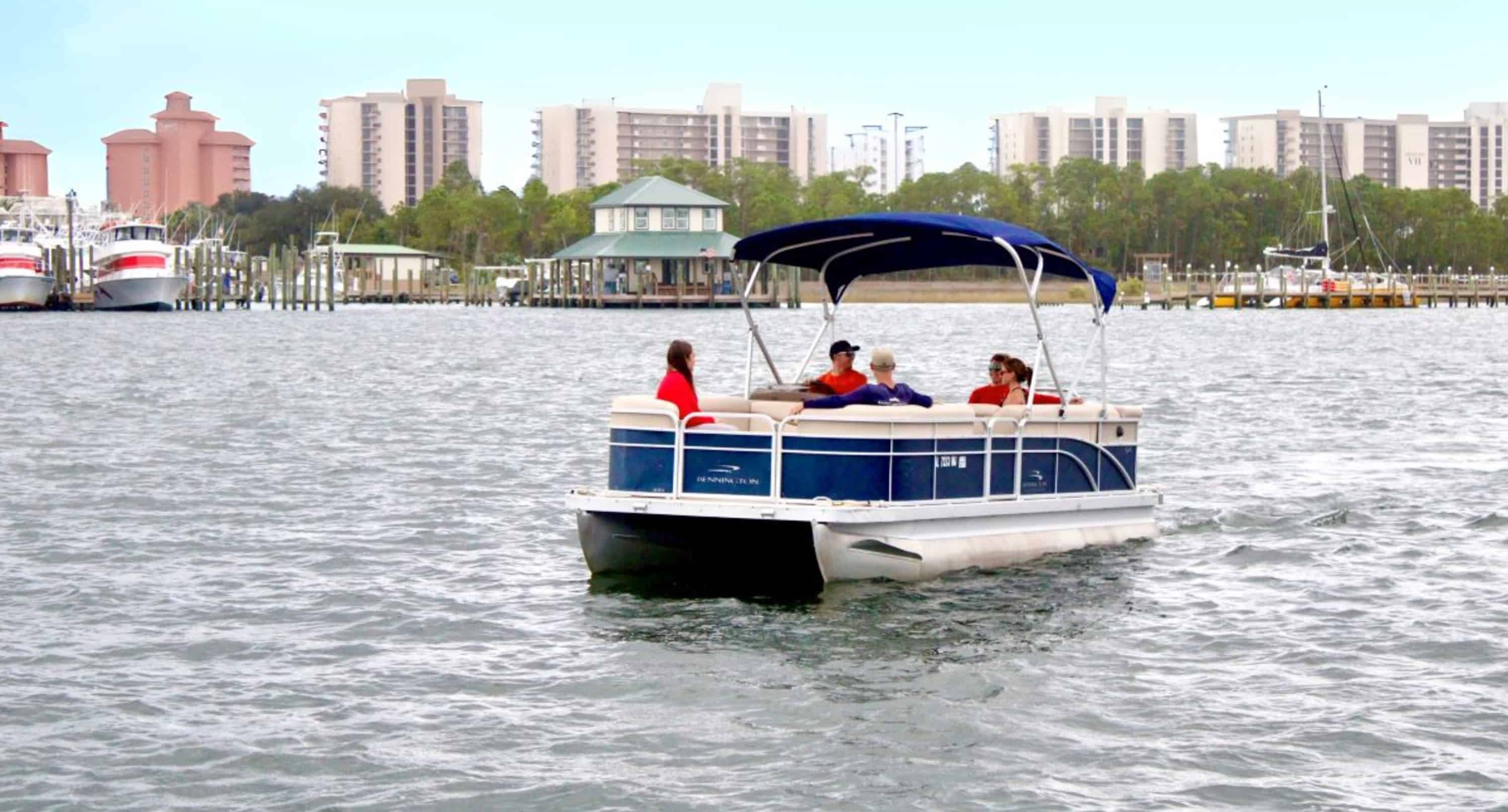 Orange-Beach-22-Foot-Bennington-Pontoon-With-115-HP