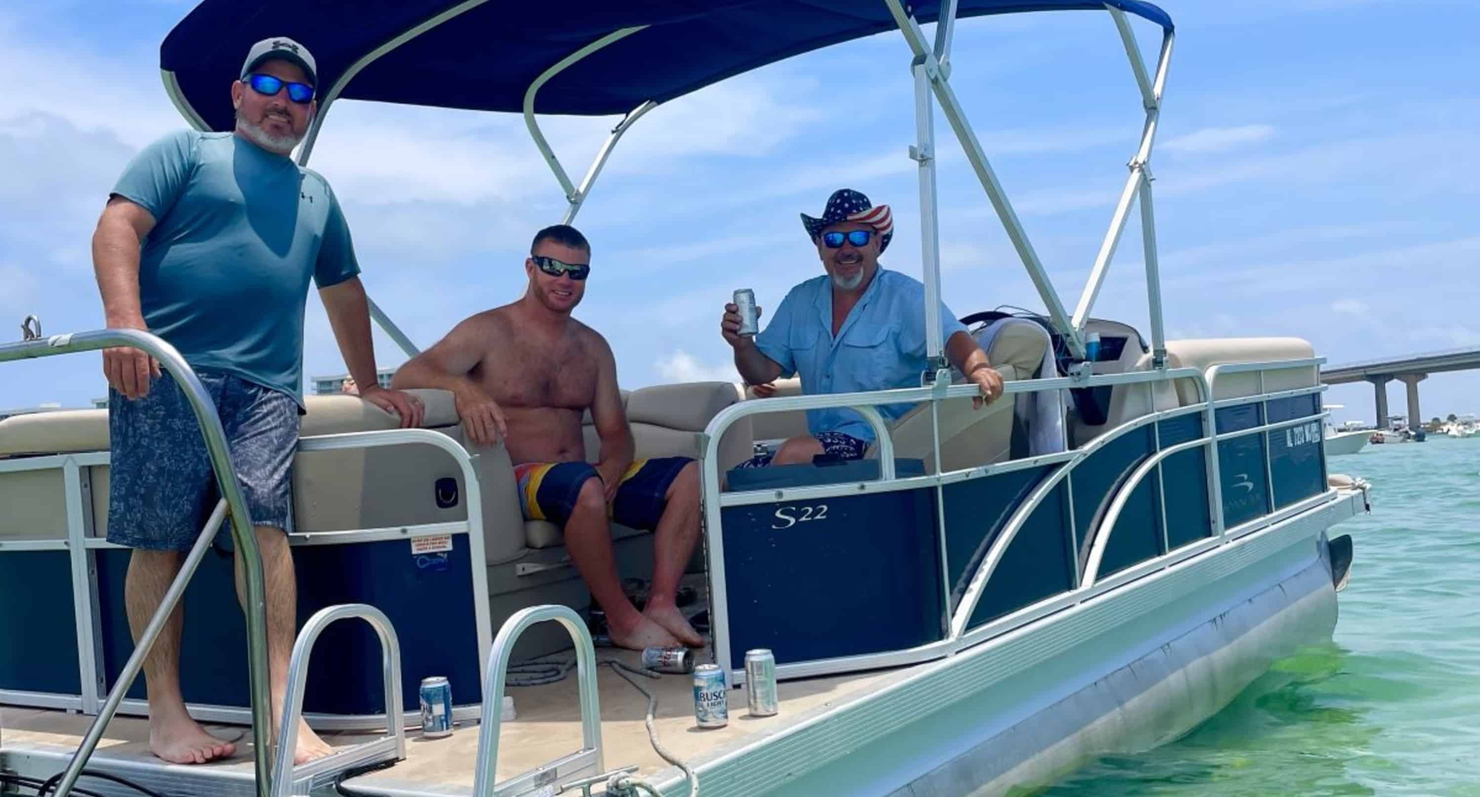 Orange-Beach-22-Foot-Bennington-Pontoon-With-115-HP