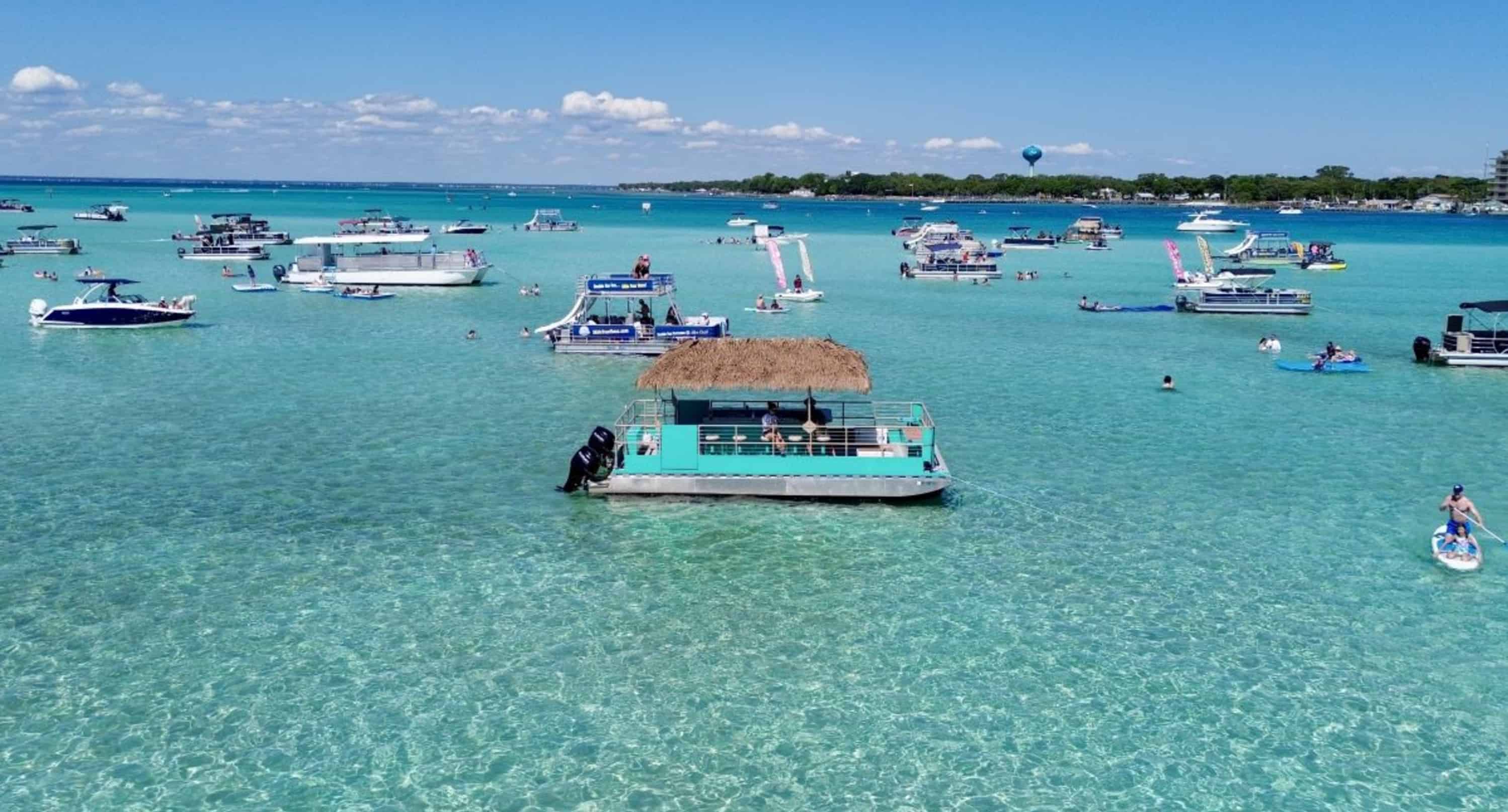 Destin-18-Passenger-Crab-Island-Tiki-Pontoon-Charter
