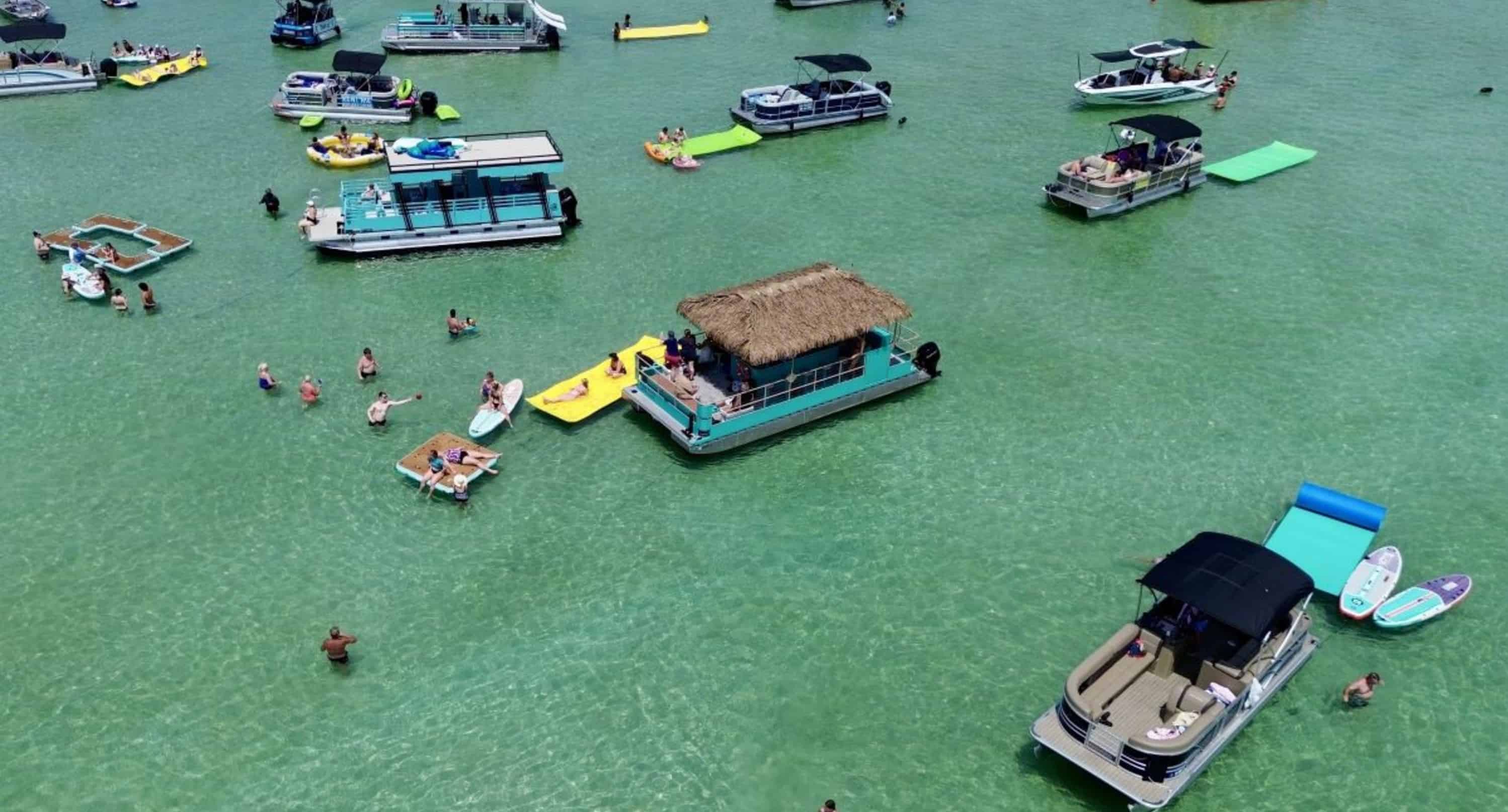 Destin-18-Passenger-Crab-Island-Tiki-Pontoon-Charter