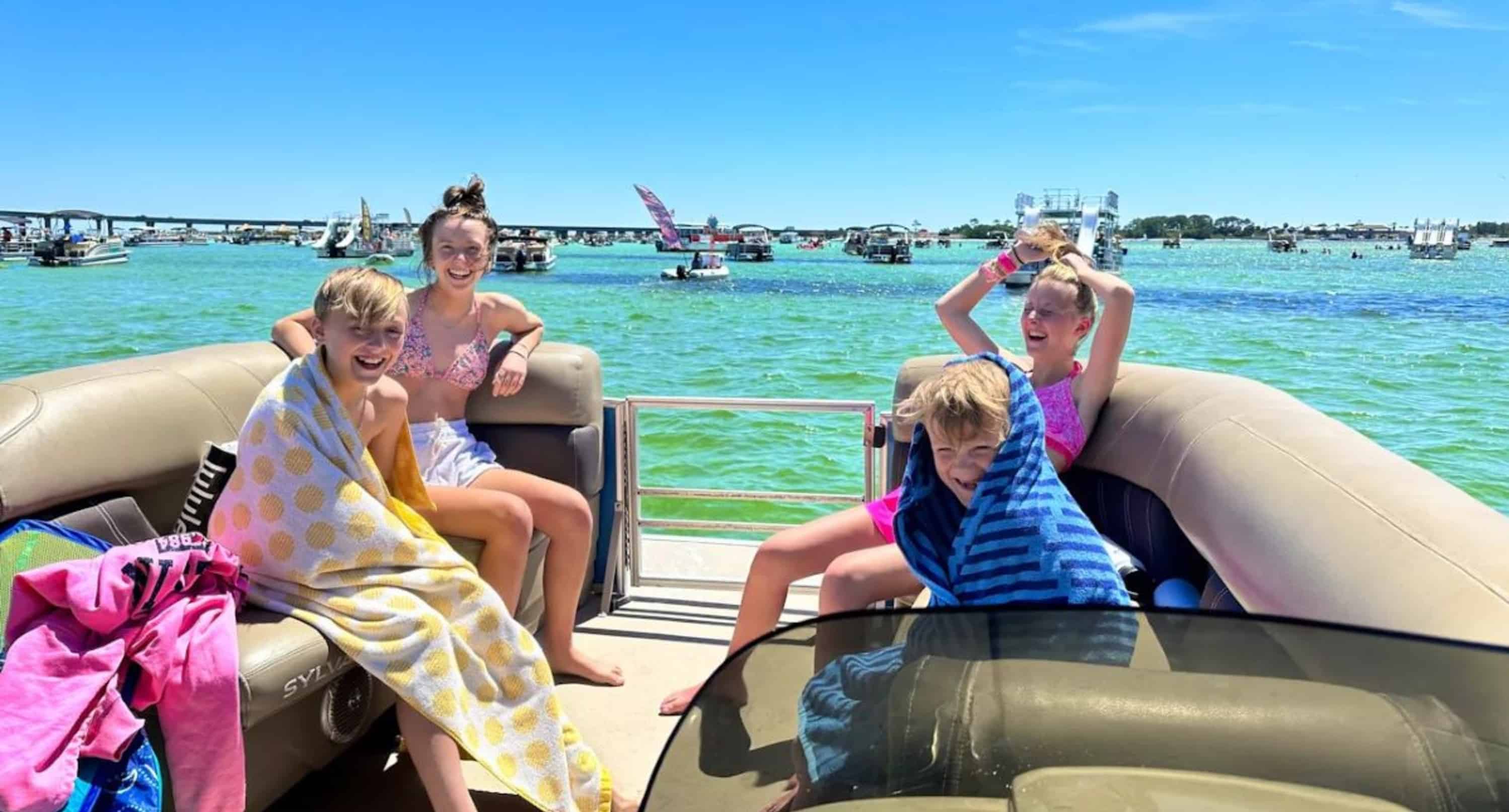 Fort-Walton-Beach-Private-Pontoon-Charter-with-Paddleboards