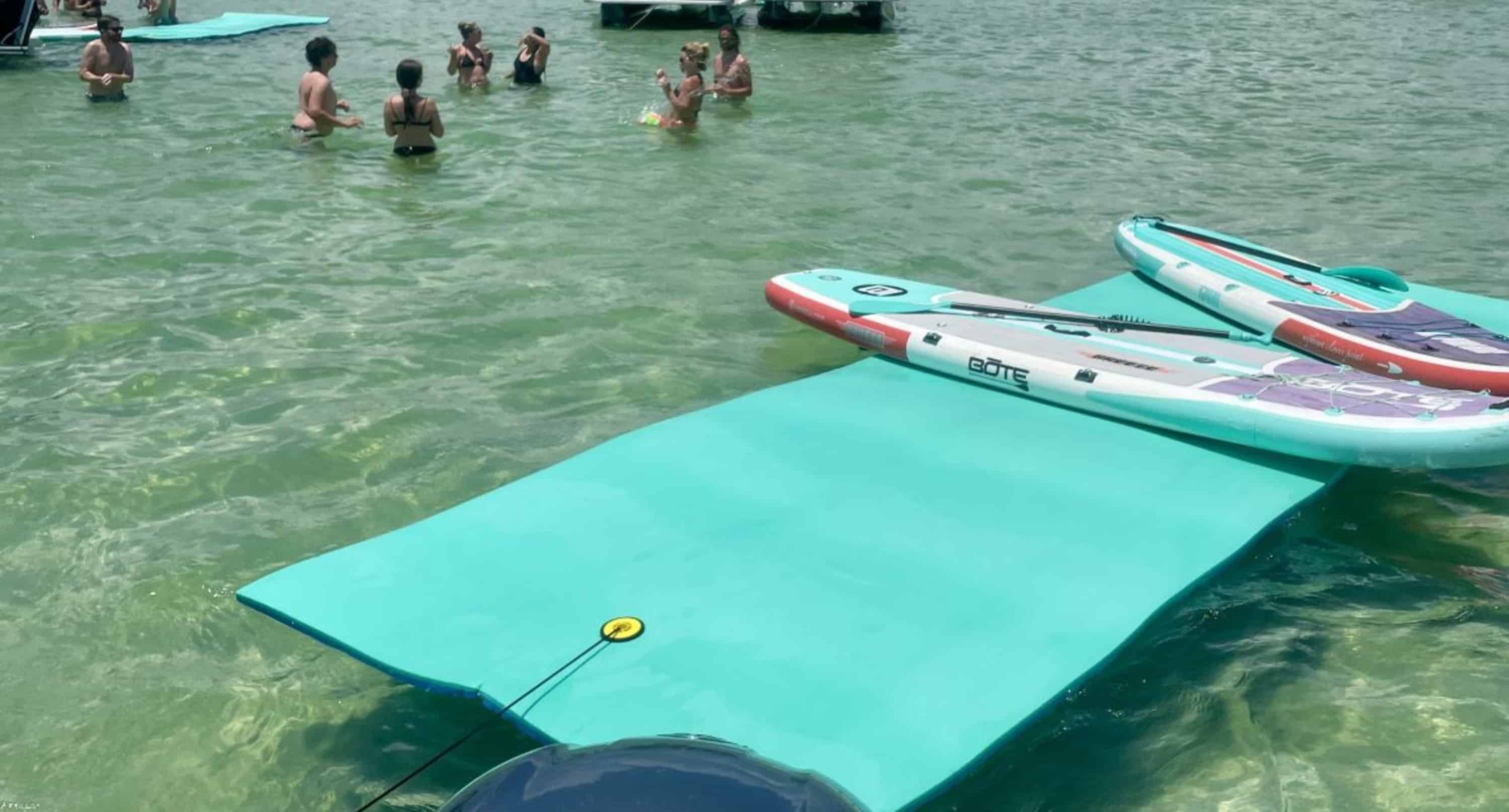 Fort-Walton-Beach-Private-Pontoon-Charter-with-Paddleboards