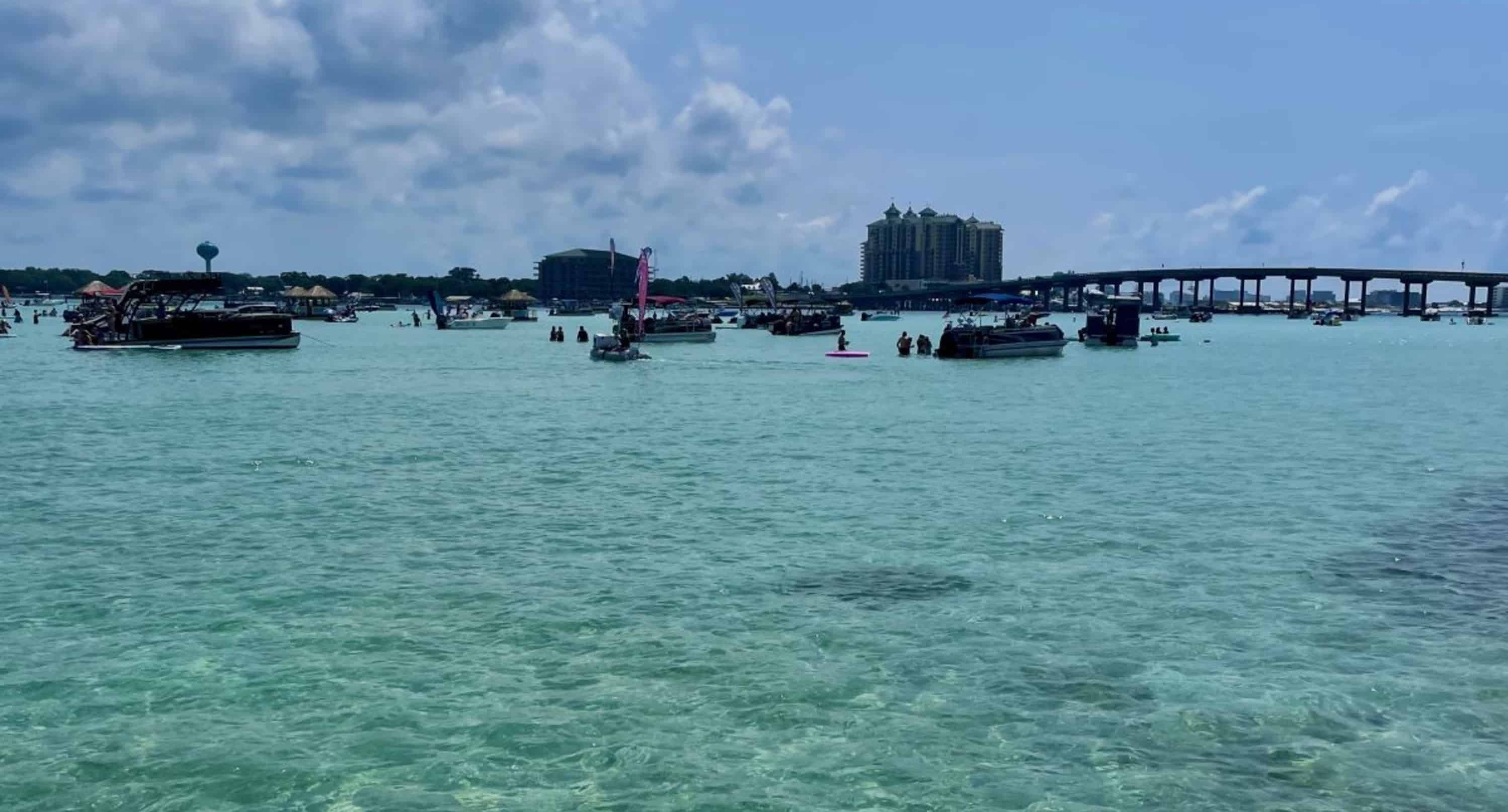 Fort-Walton-Beach-Private-Pontoon-Charter-with-Paddleboards