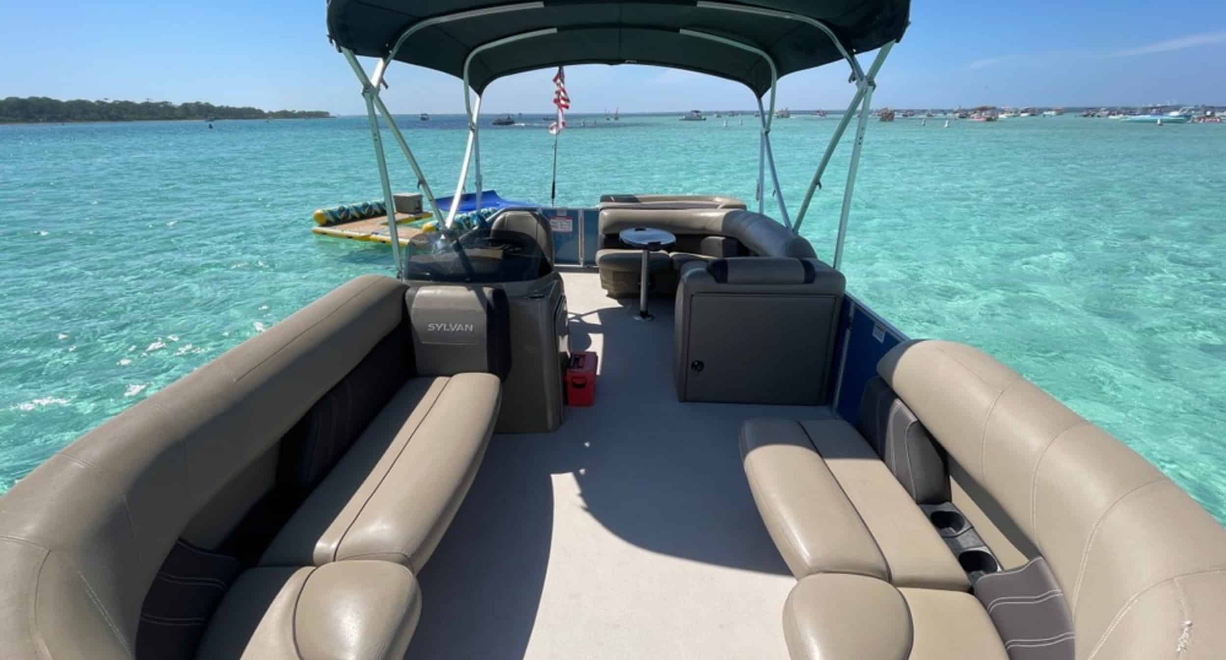 Fort-Walton-Beach-Private-Pontoon-Charter-with-Paddleboards