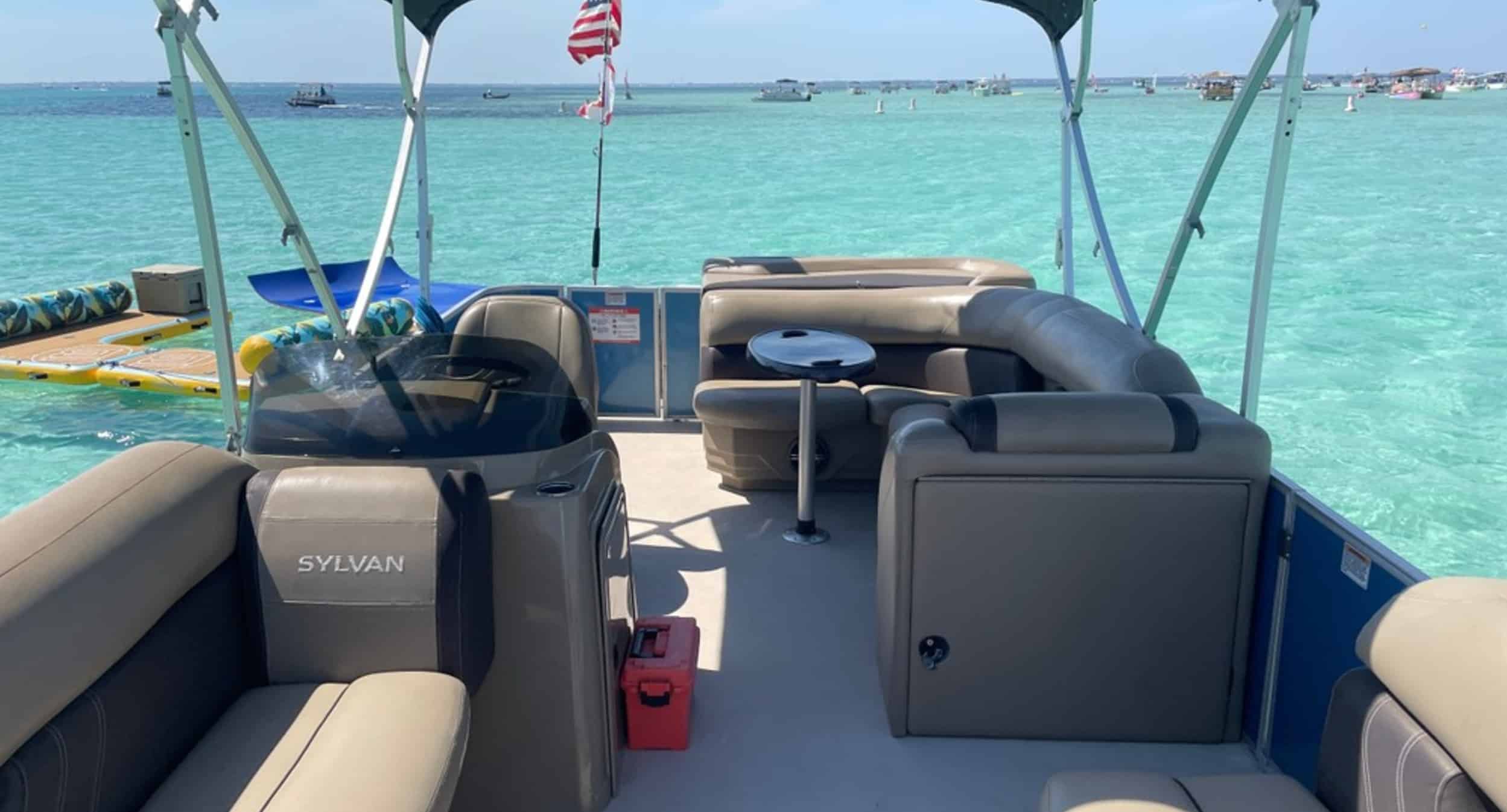 Fort-Walton-Beach-Private-Pontoon-Charter-with-Paddleboards