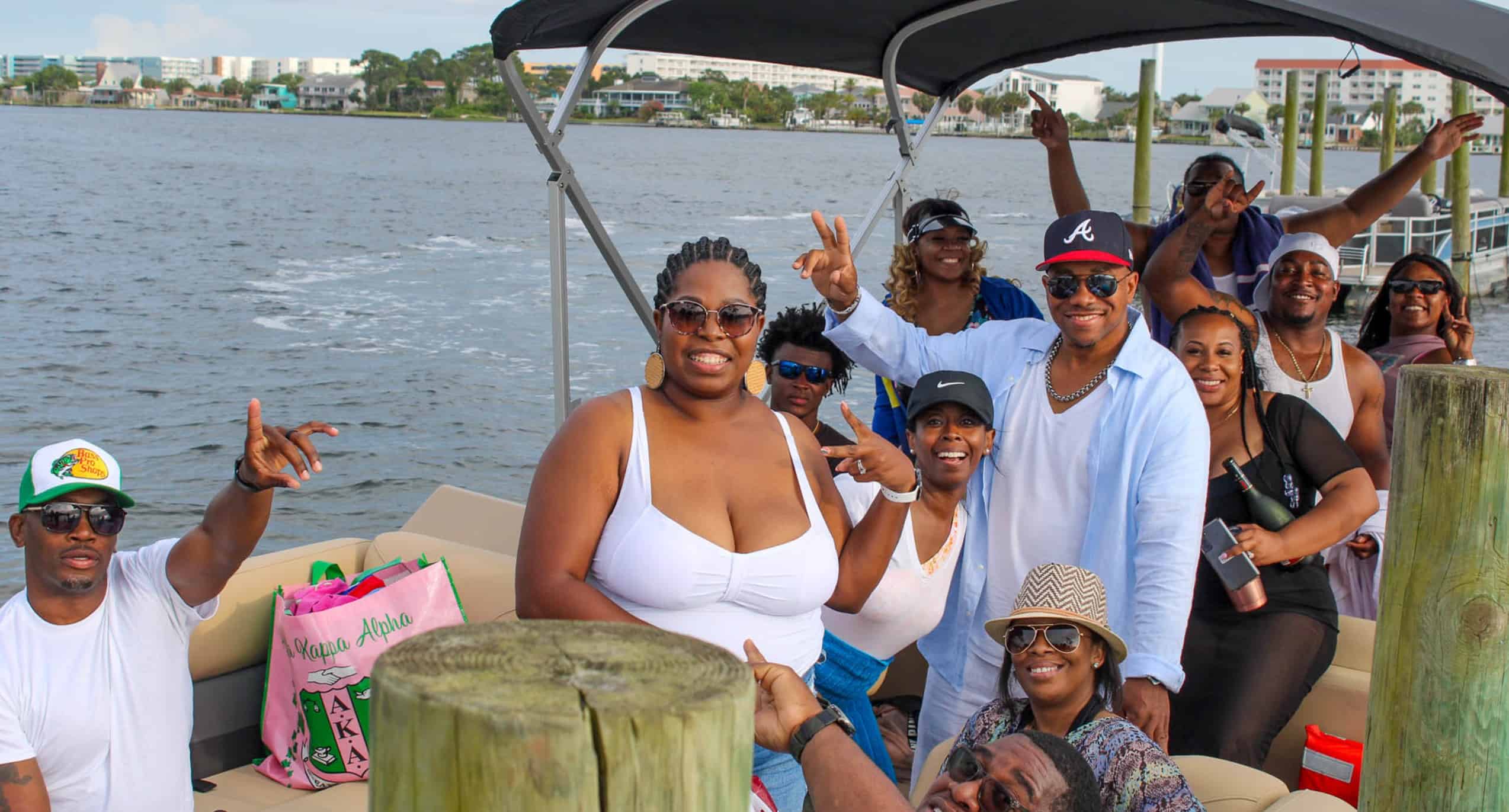 Fort-Walton-Beach-10-Passenger-Crab-Island-Pontoon-Rental