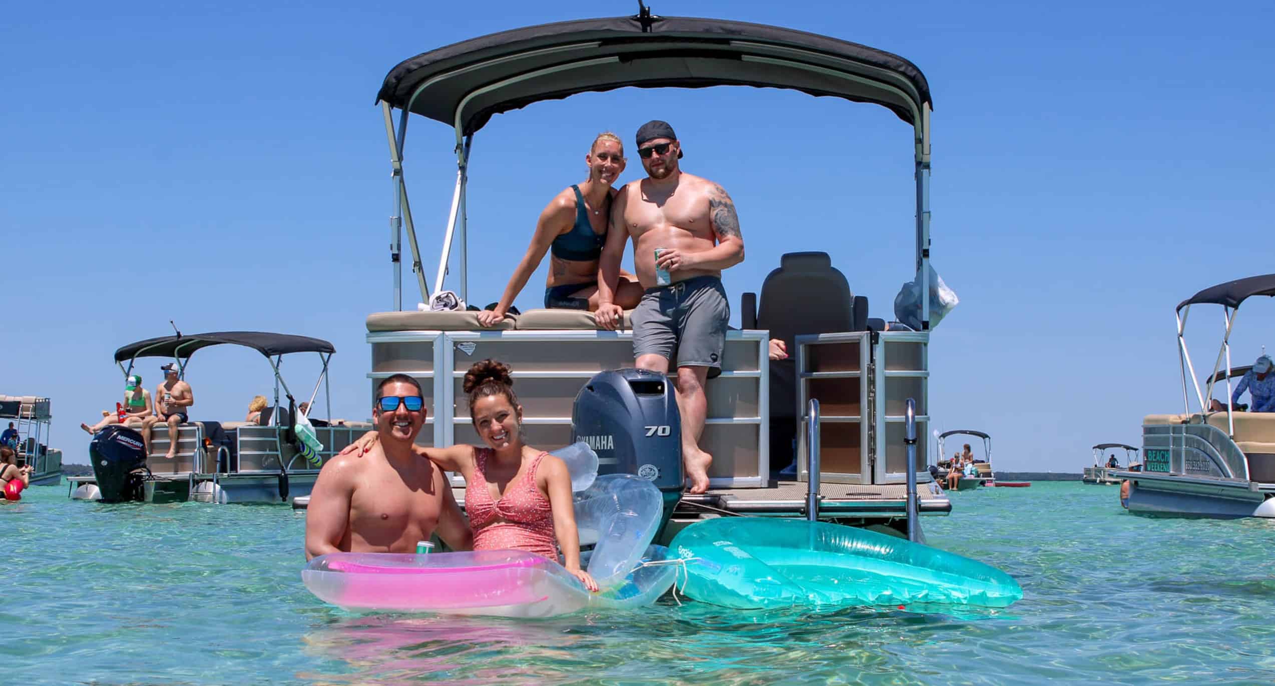 Fort-Walton-Beach-10-Passenger-Crab-Island-Pontoon-Rental