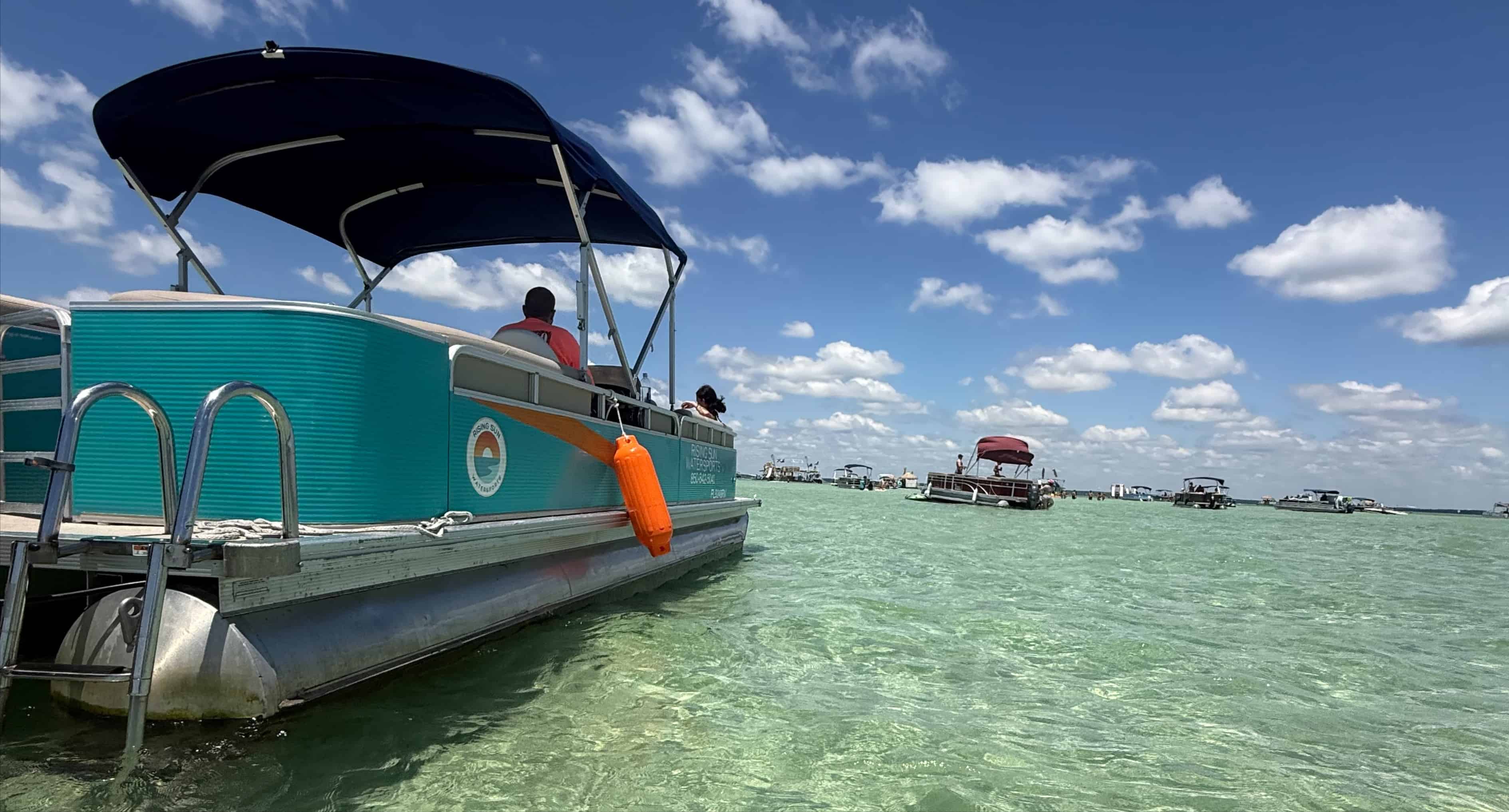 Fort-Walton-Beach-Crab-Island-Pontoon-Boat-Rental-for-up-to-12-Passengers