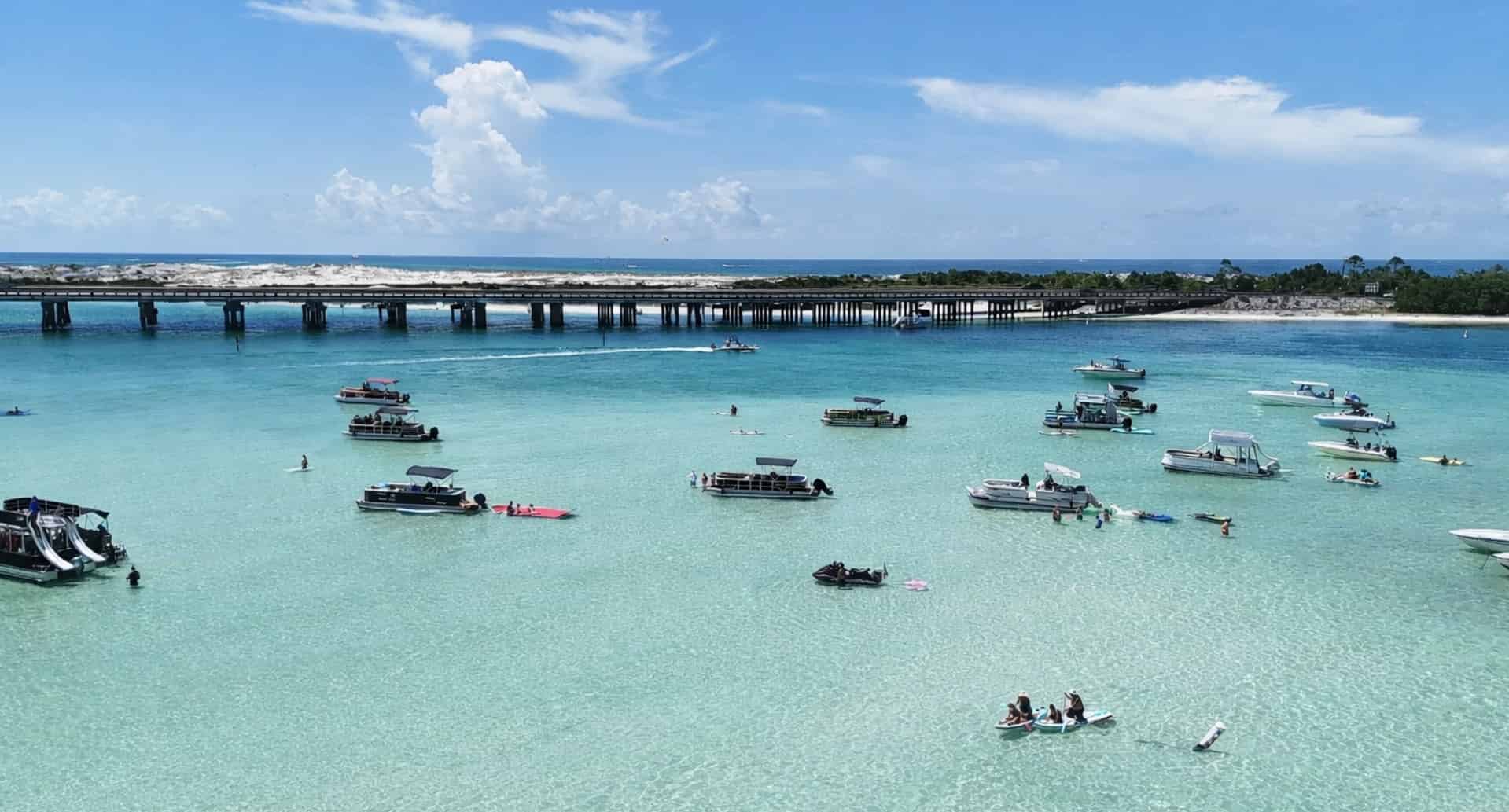 Fort-Walton-Beach-Crab-Island-Pontoon-Boat-Rental-for-up-to-12-Passengers