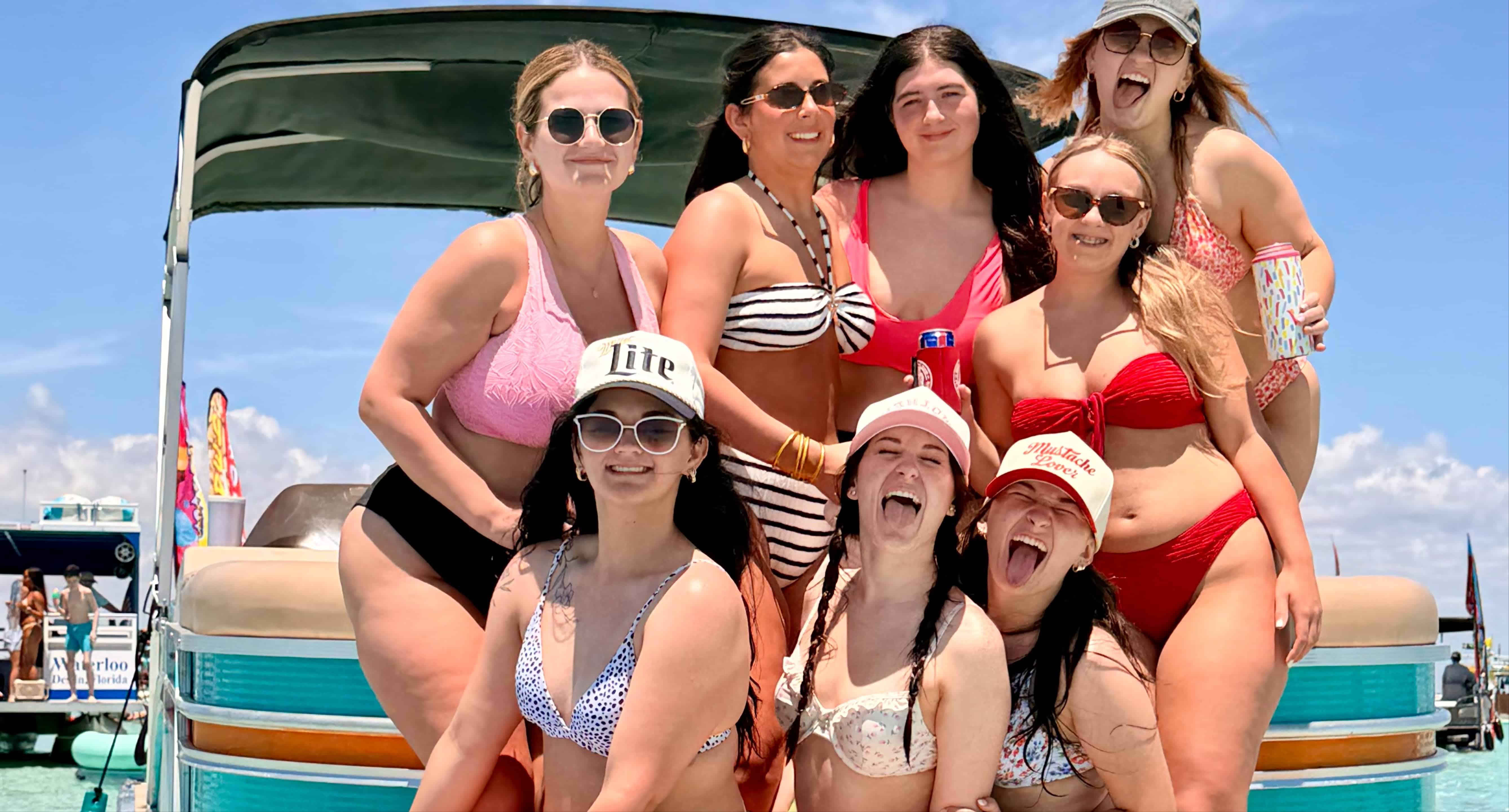 Fort-Walton-Beach-Crab-Island-Pontoon-Boat-Rental-for-up-to-12-Passengers