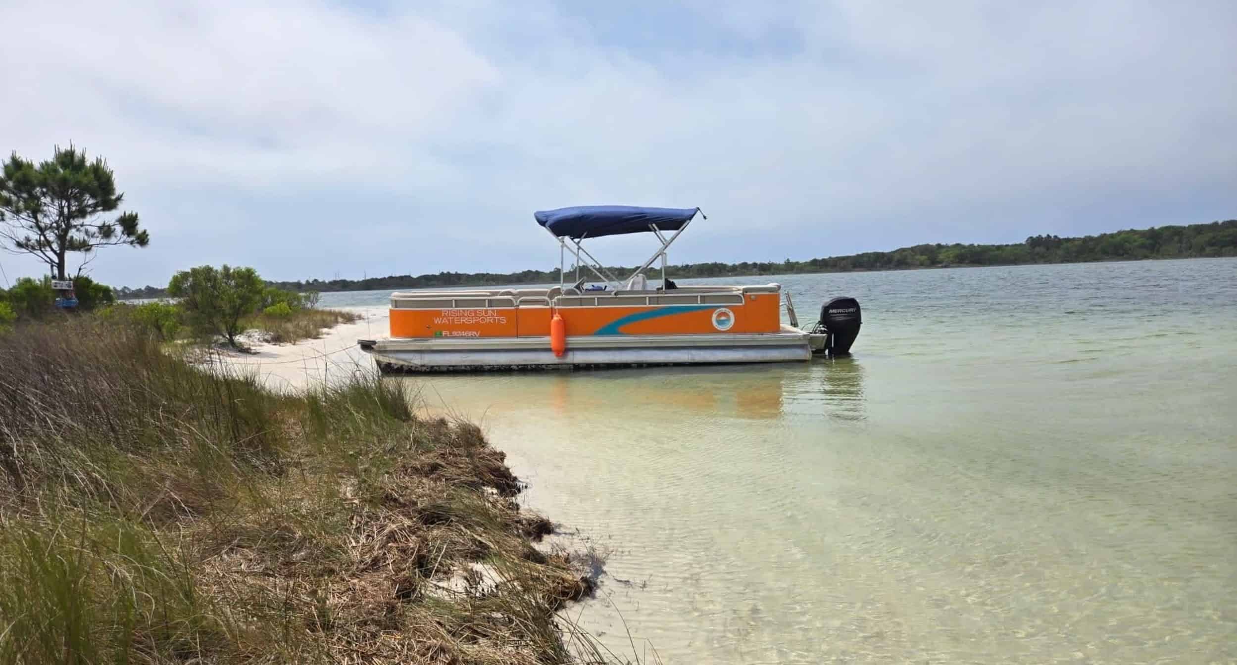 Fort-Walton-Beach-Crab-Island-Pontoon-Boat-Rental-for-up-to-12-Passengers