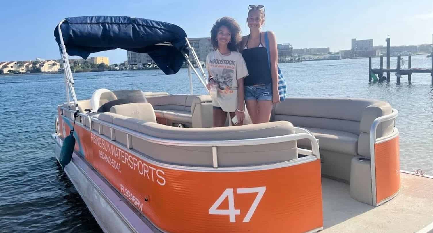 Fort-Walton-Beach-Crab-Island-Pontoon-Boat-Rental-for-up-to-12-Passengers