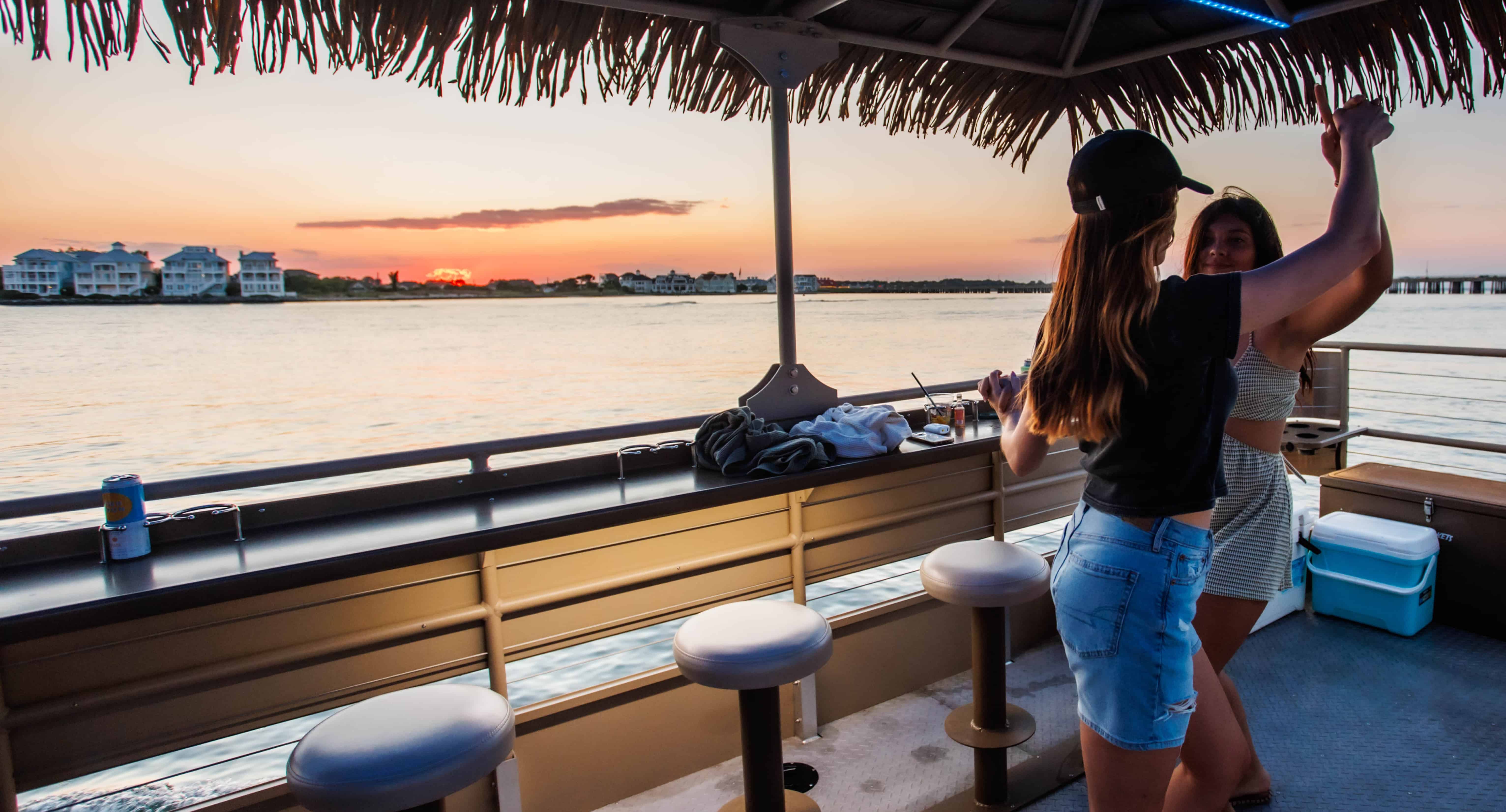 Fort-Lauderdale-Private-Tiki-Party-Boat-for-up-to-17-passengers