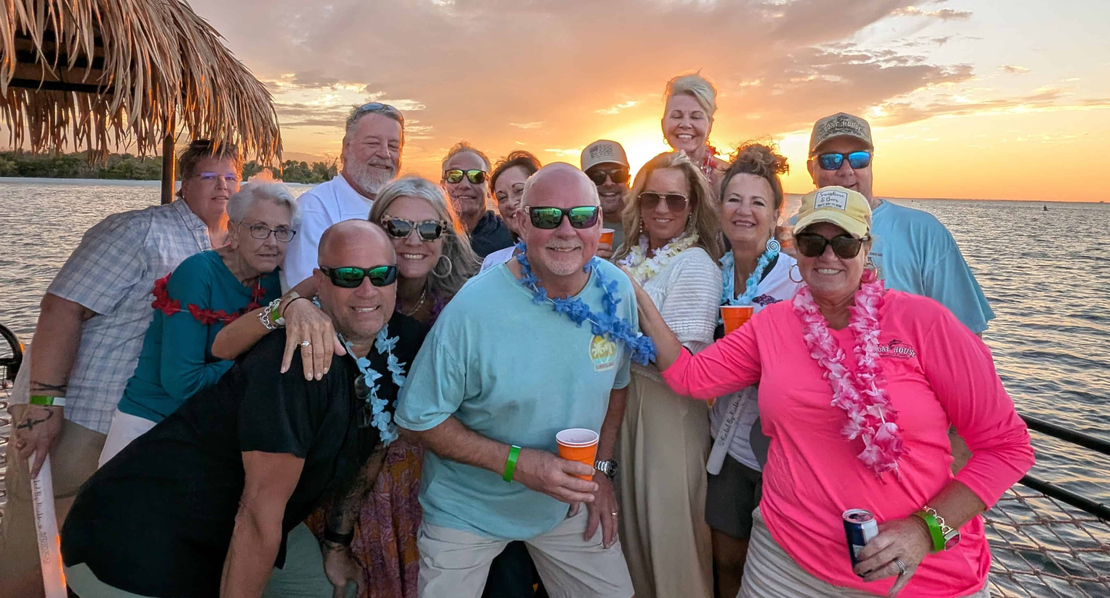 Fort-Myers-Beach-Adults-Only-Tiki-Pub-Dolphin-Sunset-Cruise