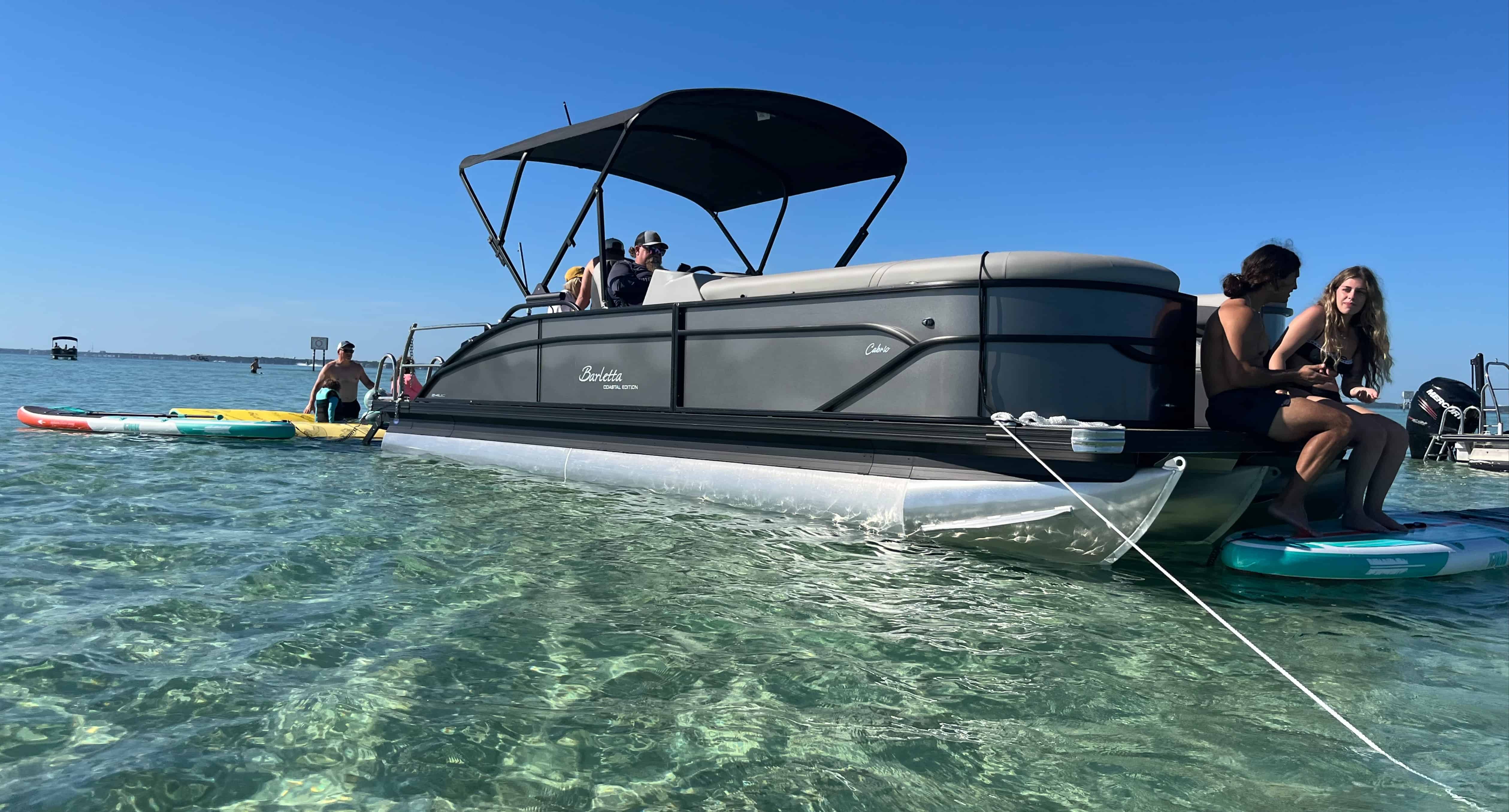 Fort-Walton-Beach-Barletta-Cabrio-Pontoon-Charter-with-Captain