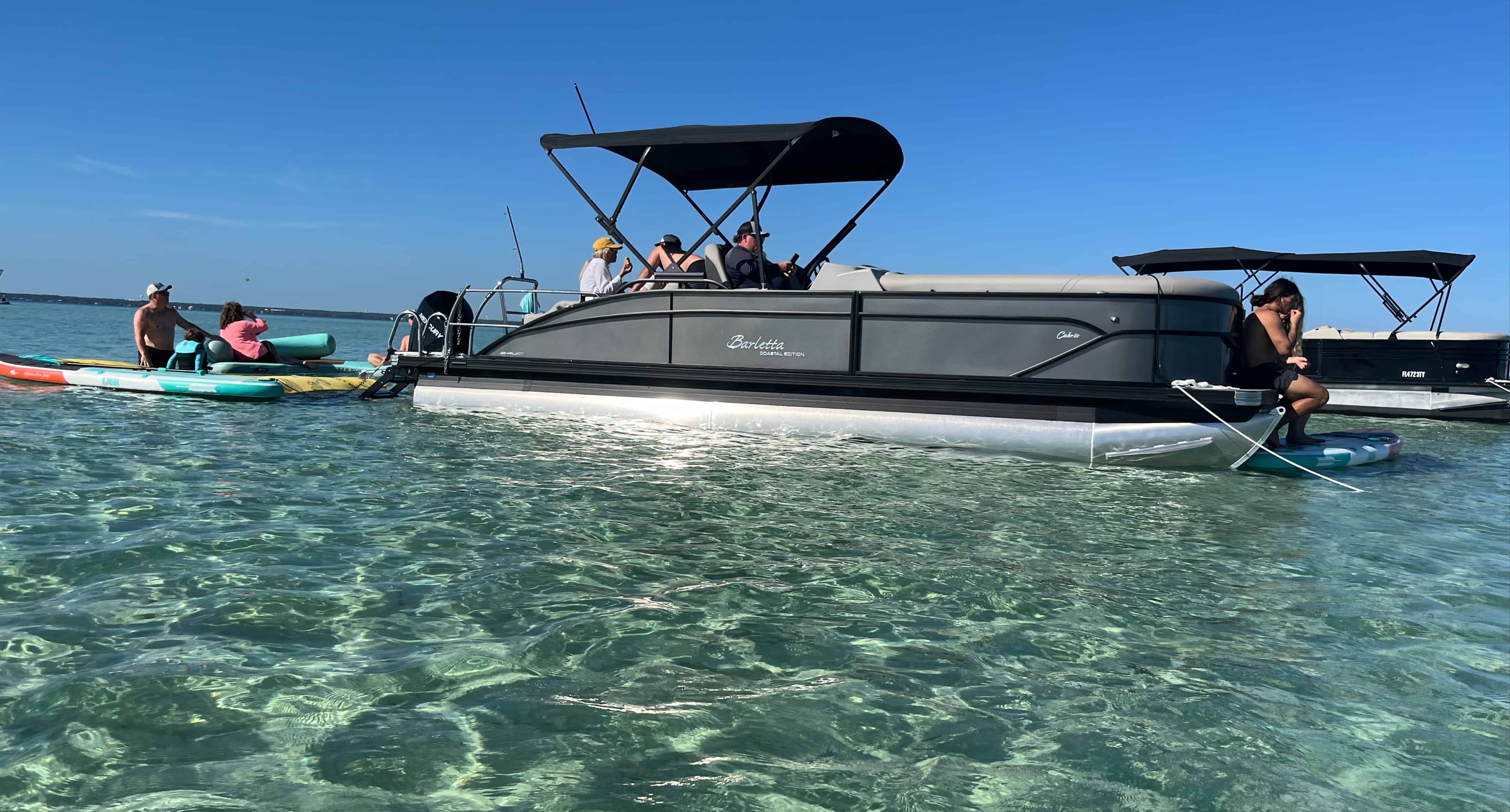 Fort-Walton-Beach-Barletta-Cabrio-Pontoon-Charter-with-Captain