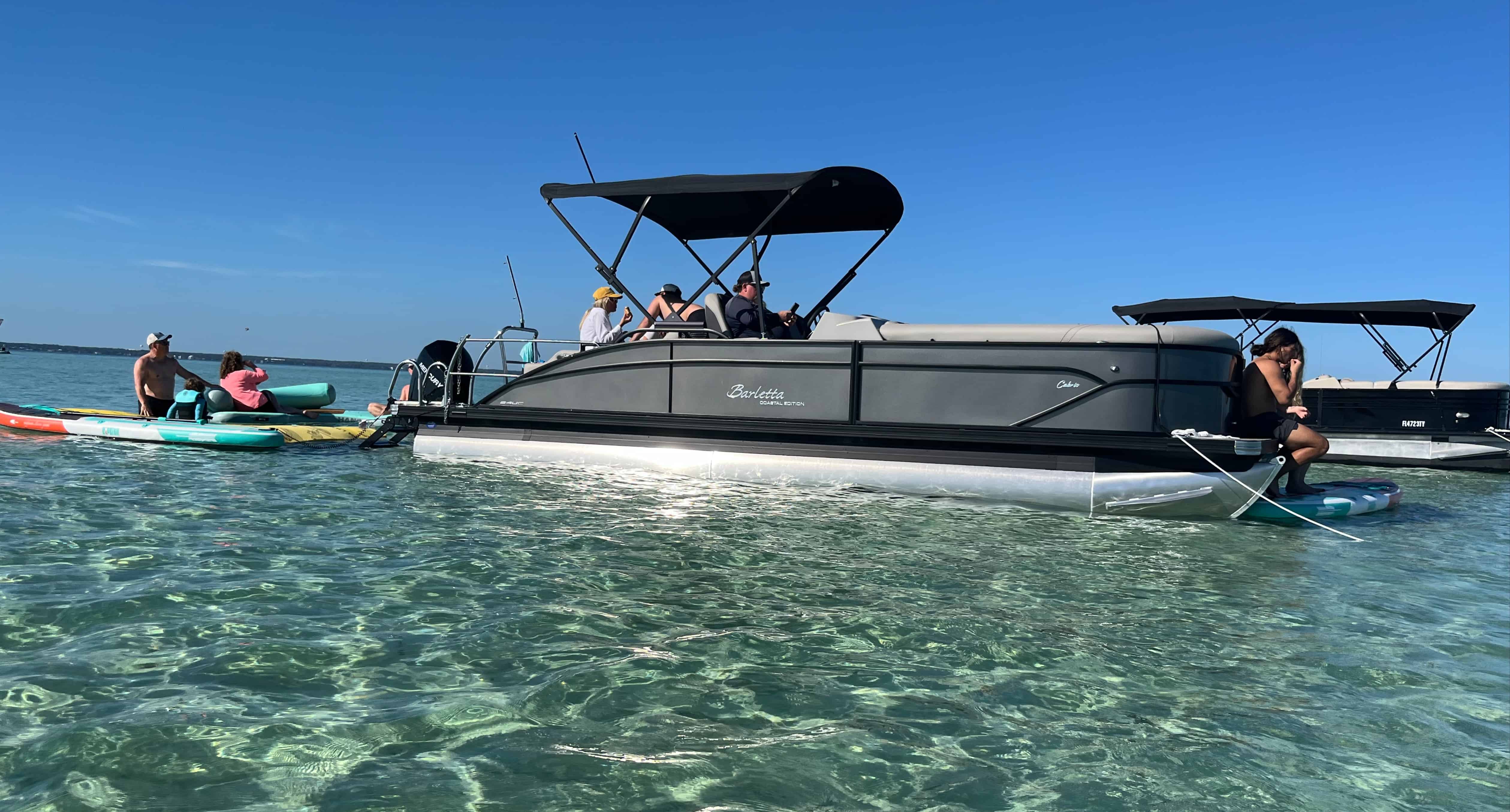 Fort-Walton-Beach-Barletta-Cabrio-Pontoon-Charter-with-Captain