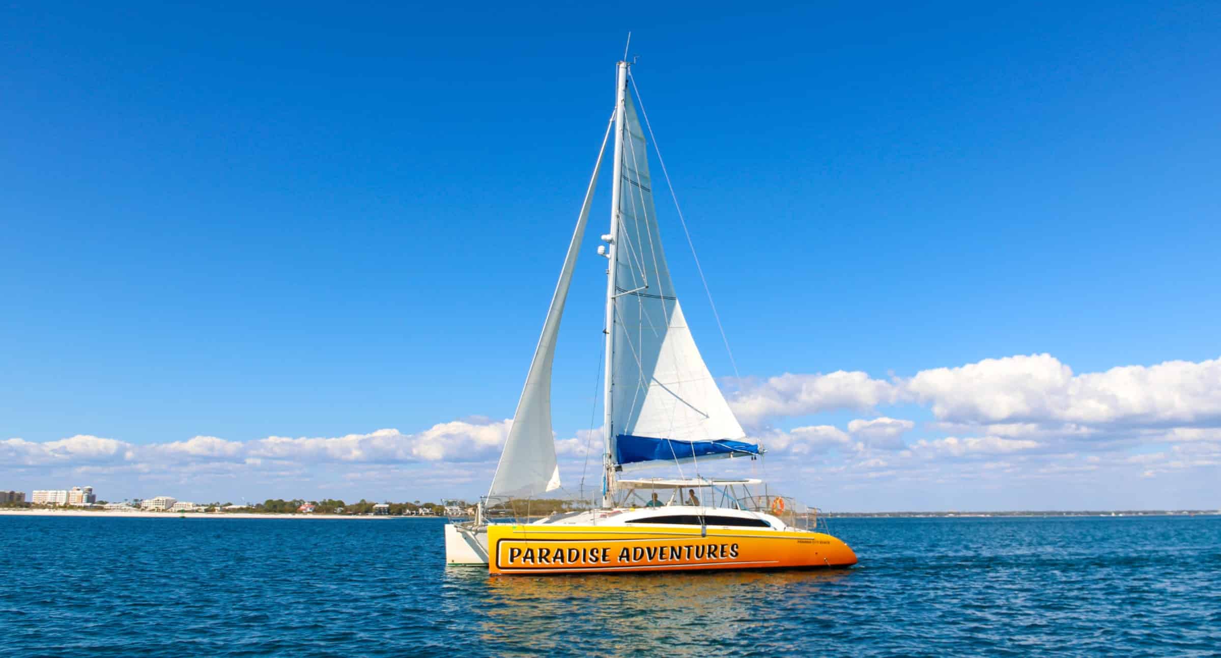 Panama-City-Beach-Sunset-and-Dolphin-Sail-Aboard-the-Lazy-Daze-Catamaran
