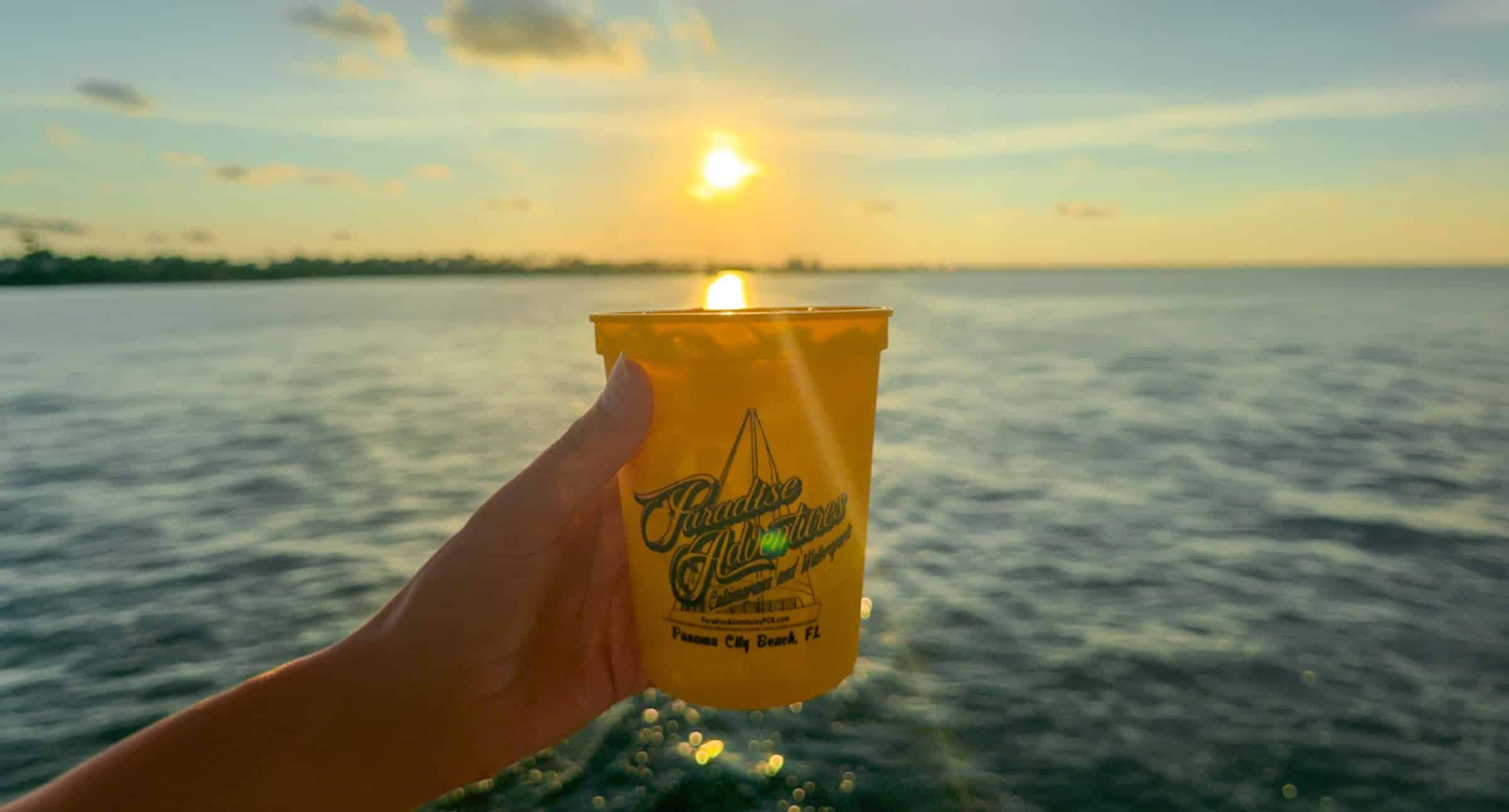 Panama-City-Beach-Sunset-and-Dolphin-Sail-Aboard-the-Lazy-Daze-Catamaran