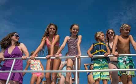 Full Day Pontoon Boat Rentals by Happy Harbors