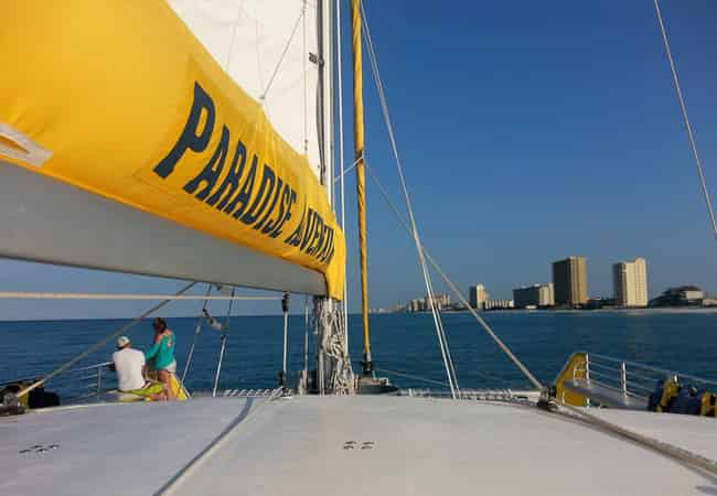 Sunset-Dolphin-Sail-Aboard-The-Privateer-Catamaran