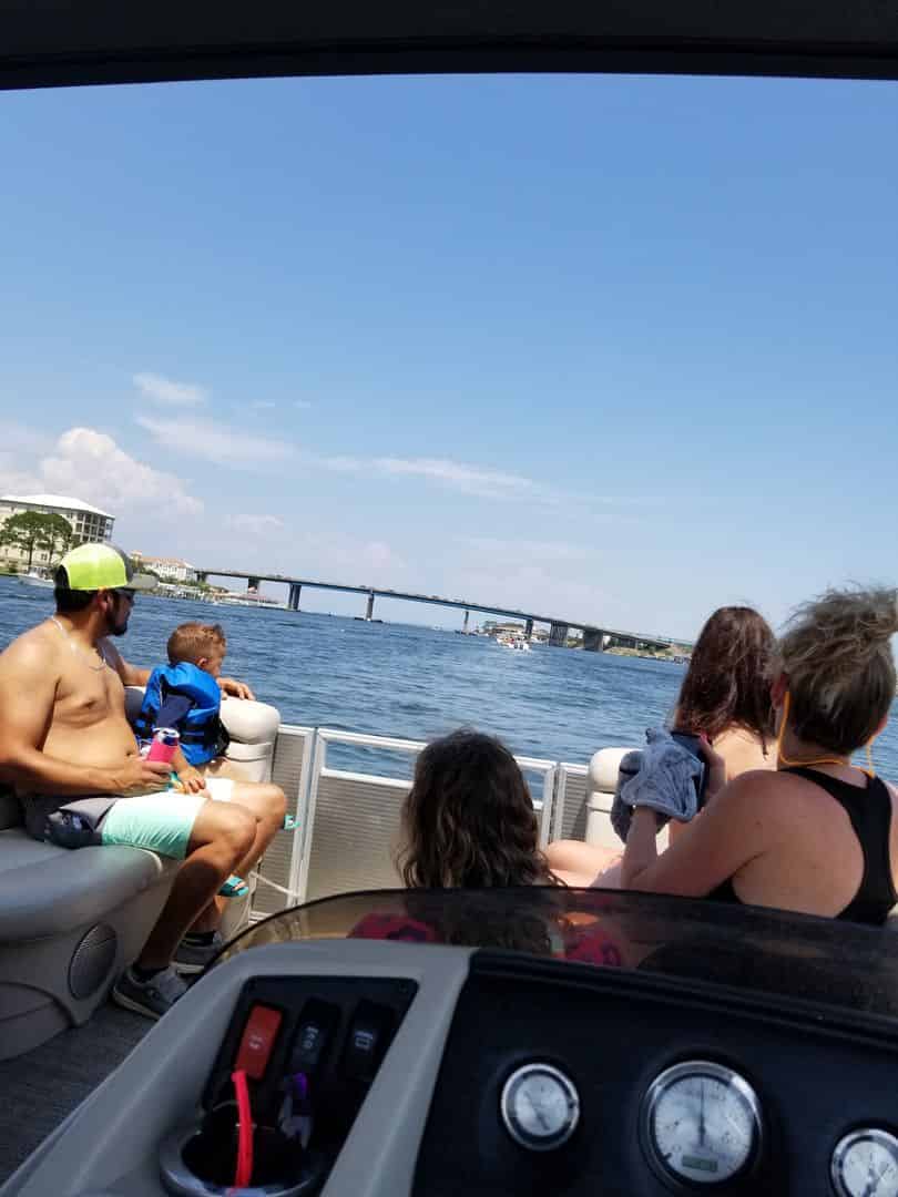 A Beautiful Pontoon Boat Trip with Family Verified Traveler Story in Fort Walton Beach