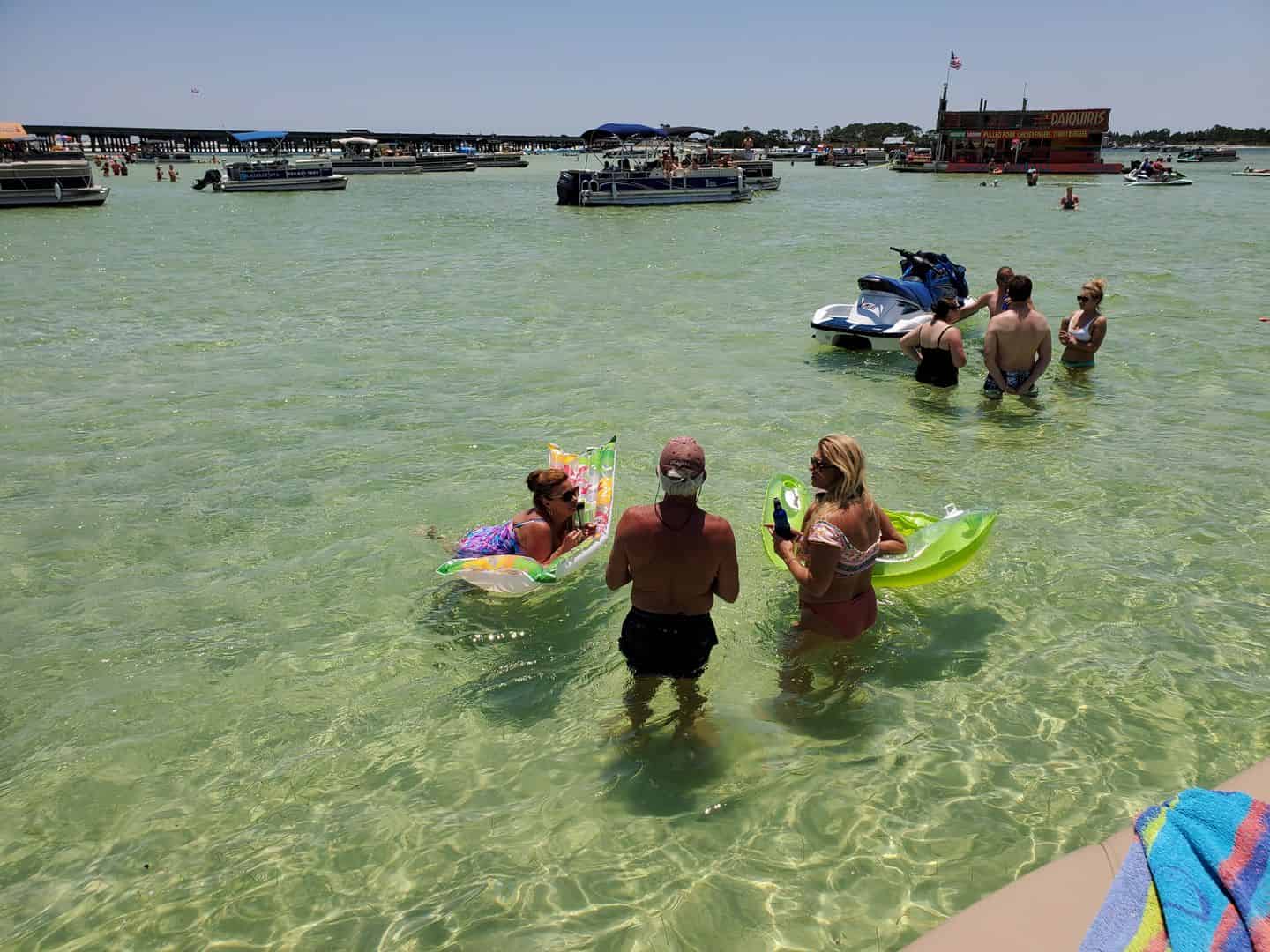 Our Pontoon Rental was the Perfect Ride to Crab Island Verified Traveler Story in Destin